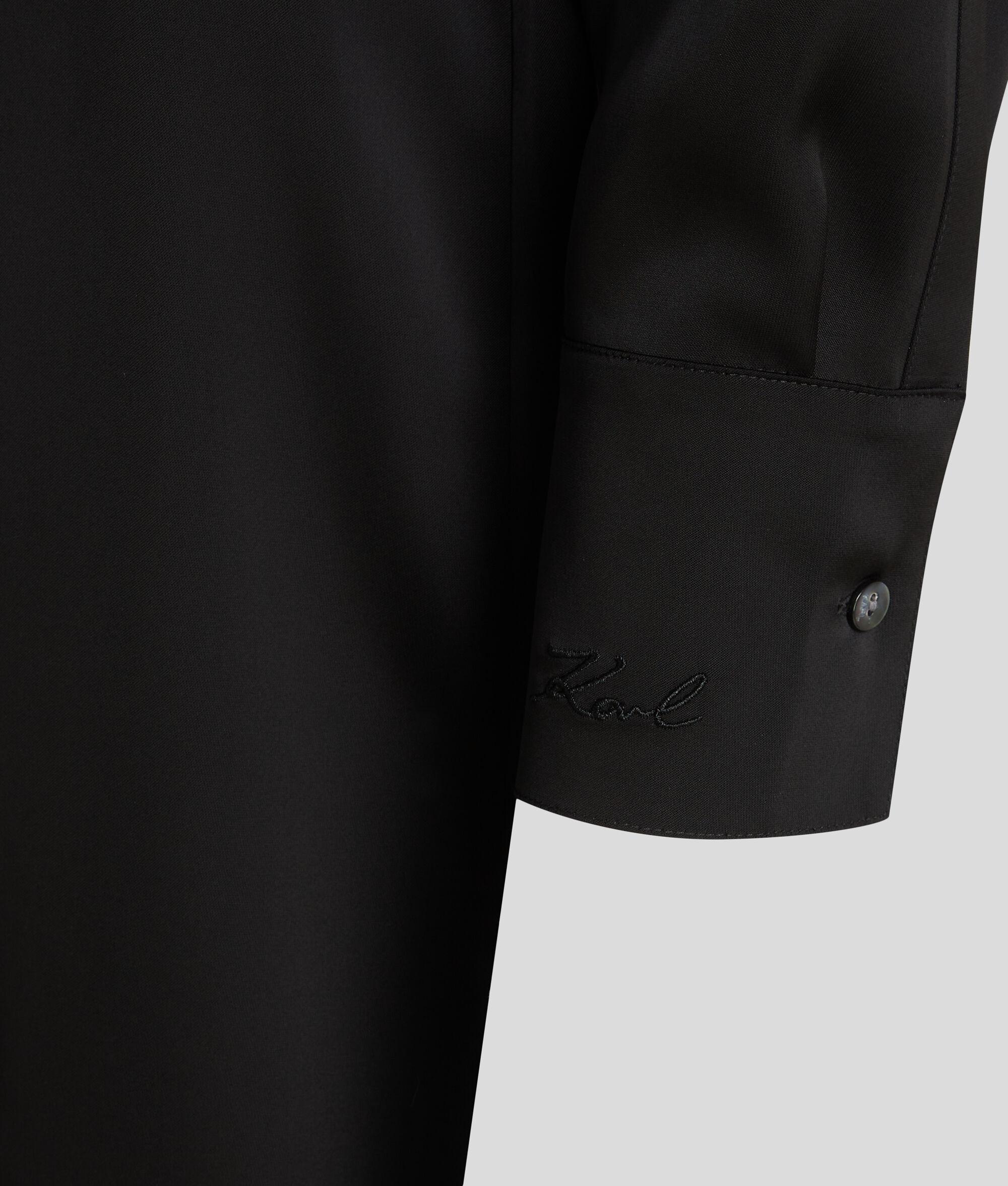 SIGNATURE SATIN SHIRT DRESS Product Image