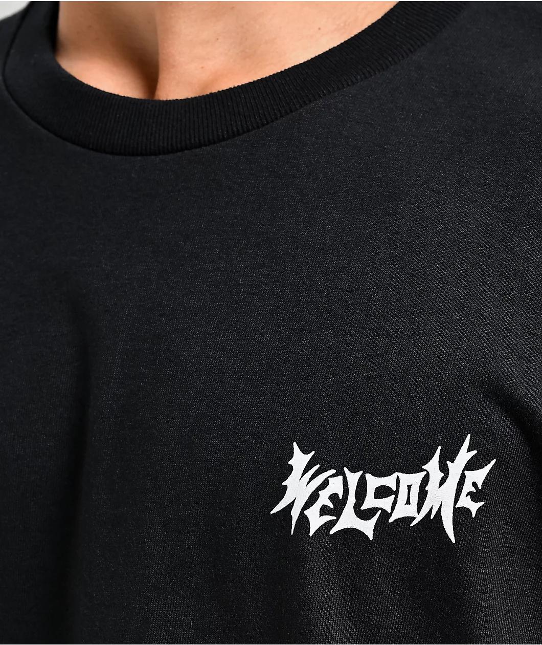 Welcome Saint Black T-Shirt Product Image