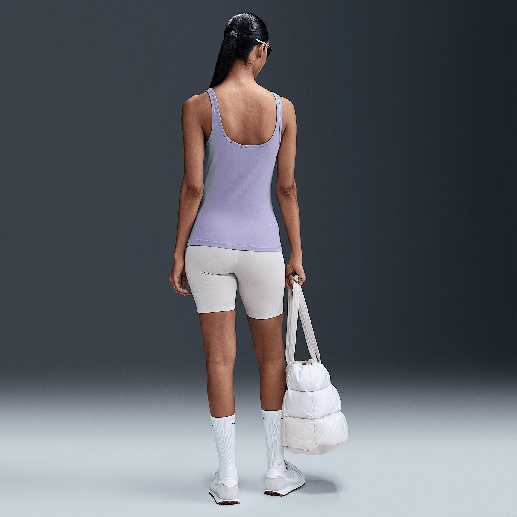 Womens Nike Sportswear Chill Knit Tank Top | FZ1457-533 Product Image