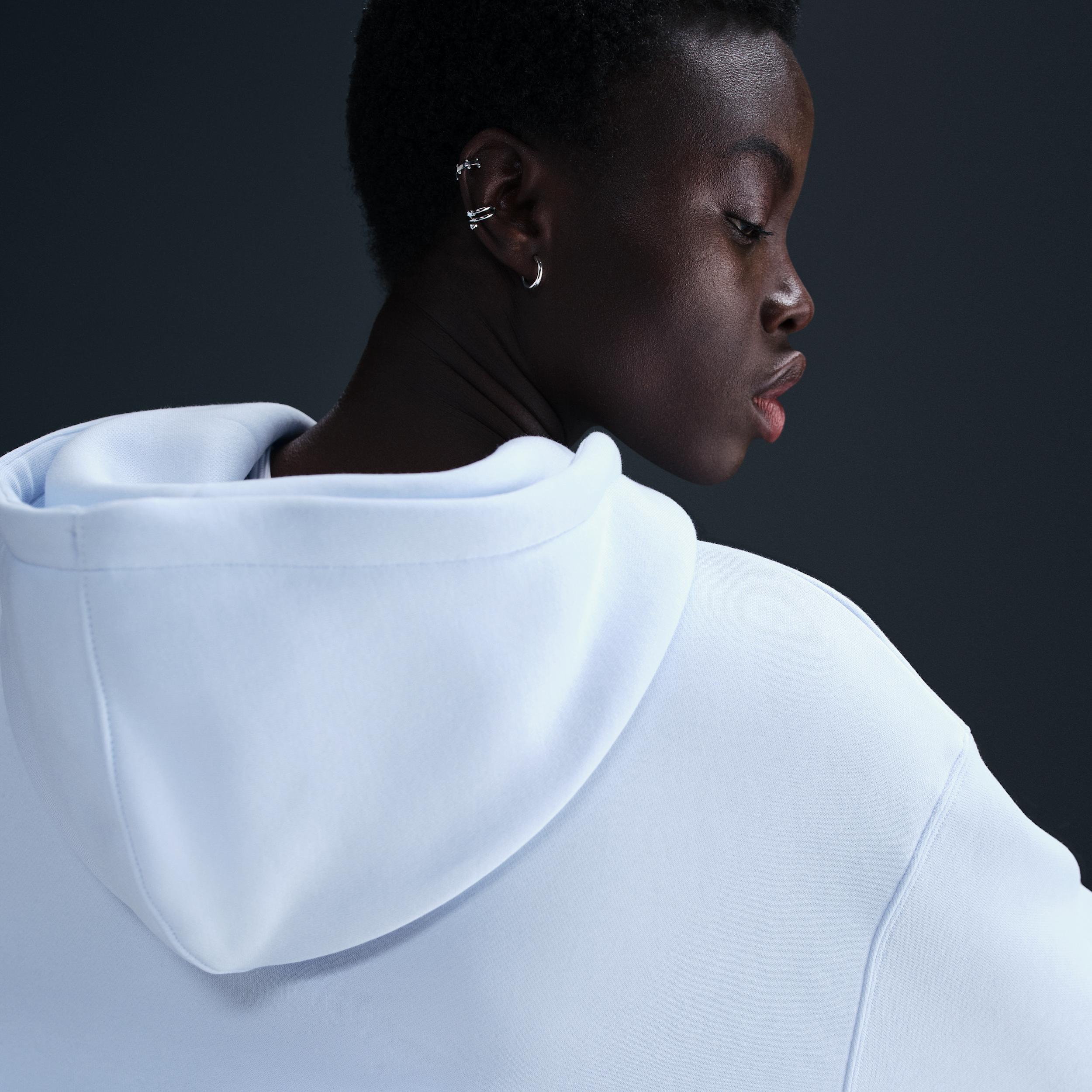 Womens Nike Sportswear Phoenix Fleece Loose Cropped Full-Zip Hoodie | HJ0940-423 Product Image