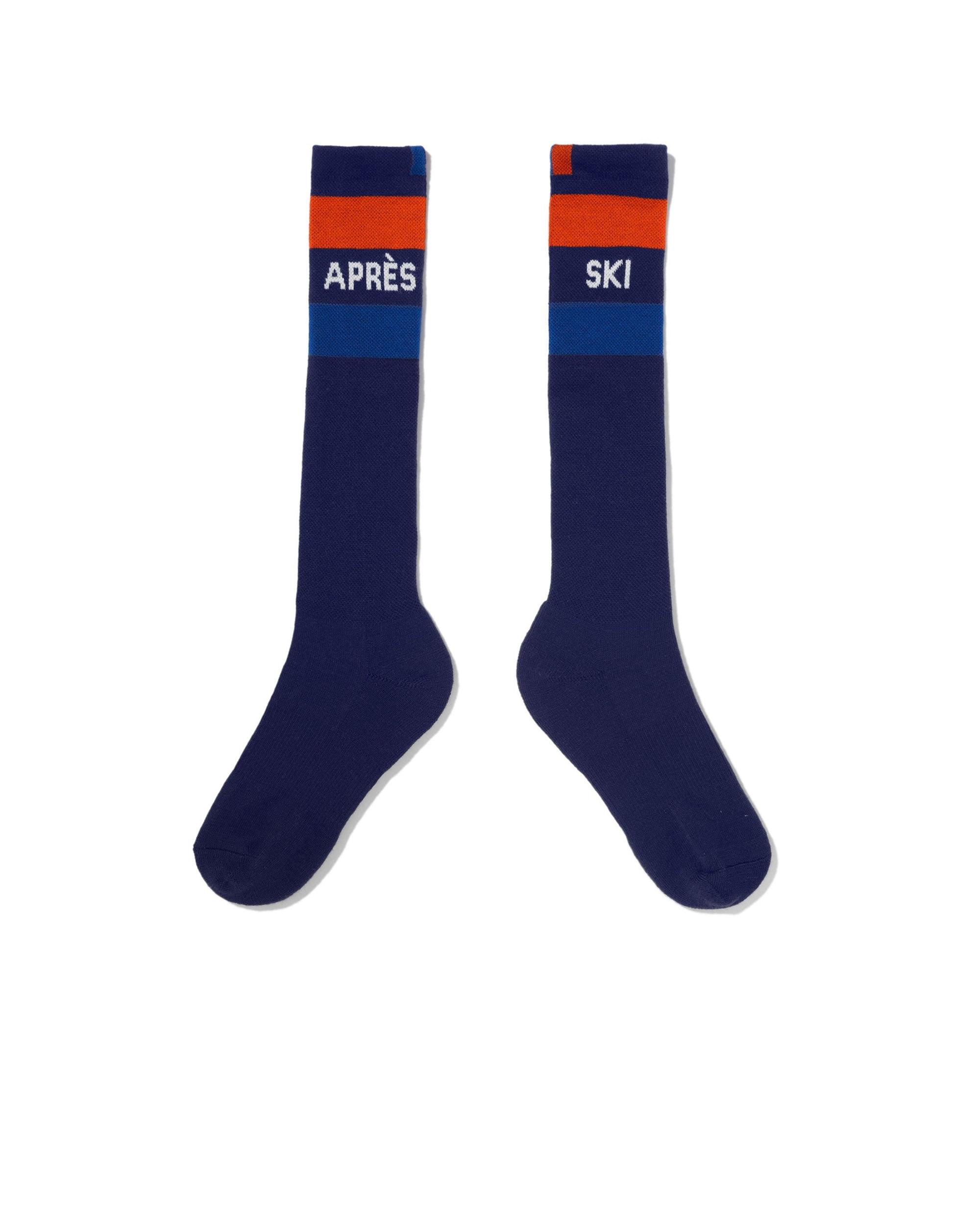The Women's Après Ski Knee High Sock - Navy Female Product Image