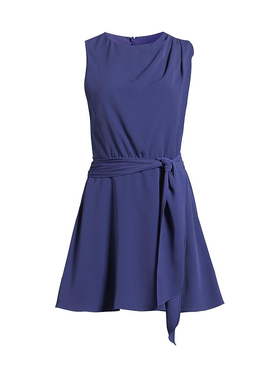 Womens Emsley Crepe Back Satin Minidress Product Image