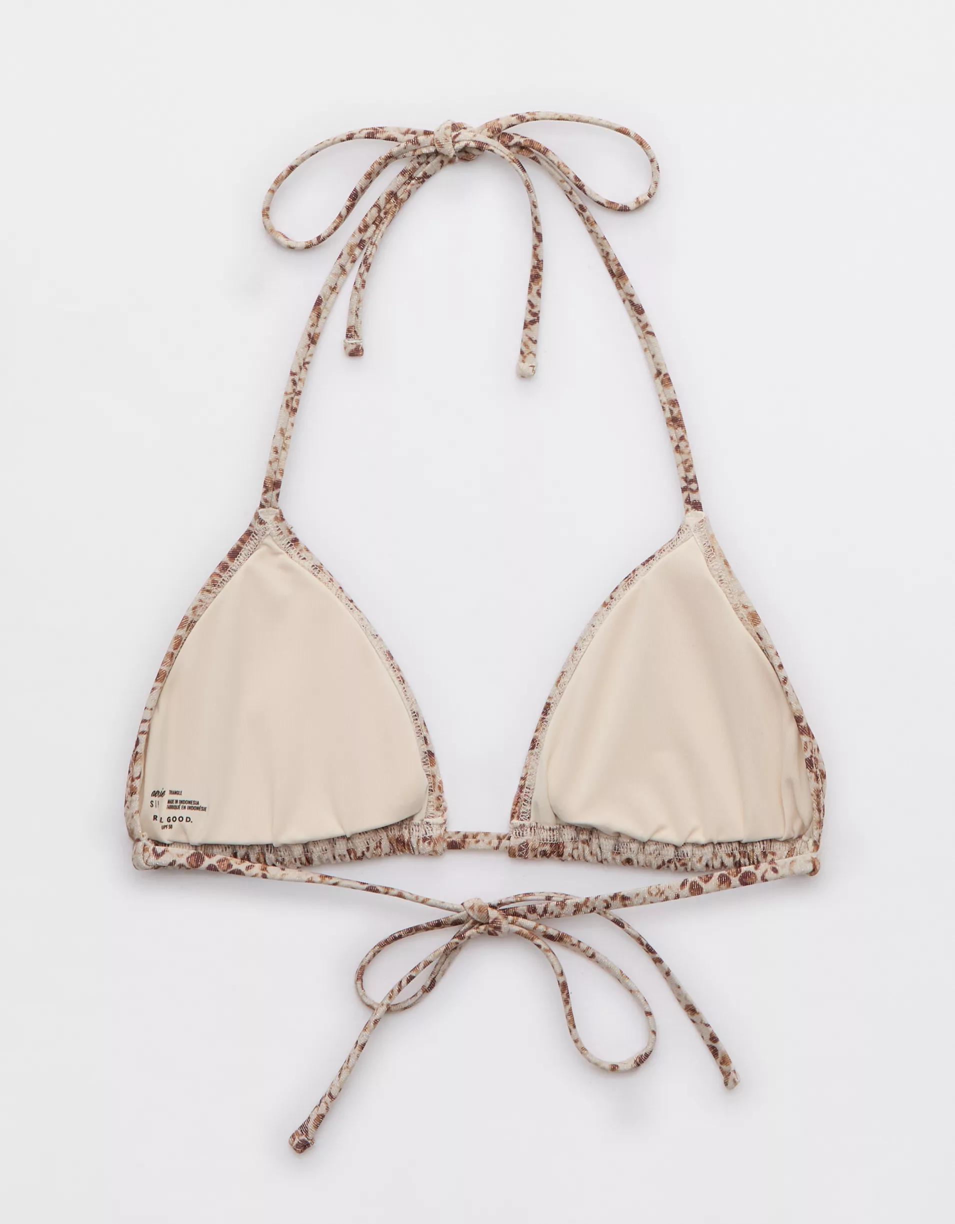 Aerie The Sun-Lover Sparkle Bikini Top Product Image
