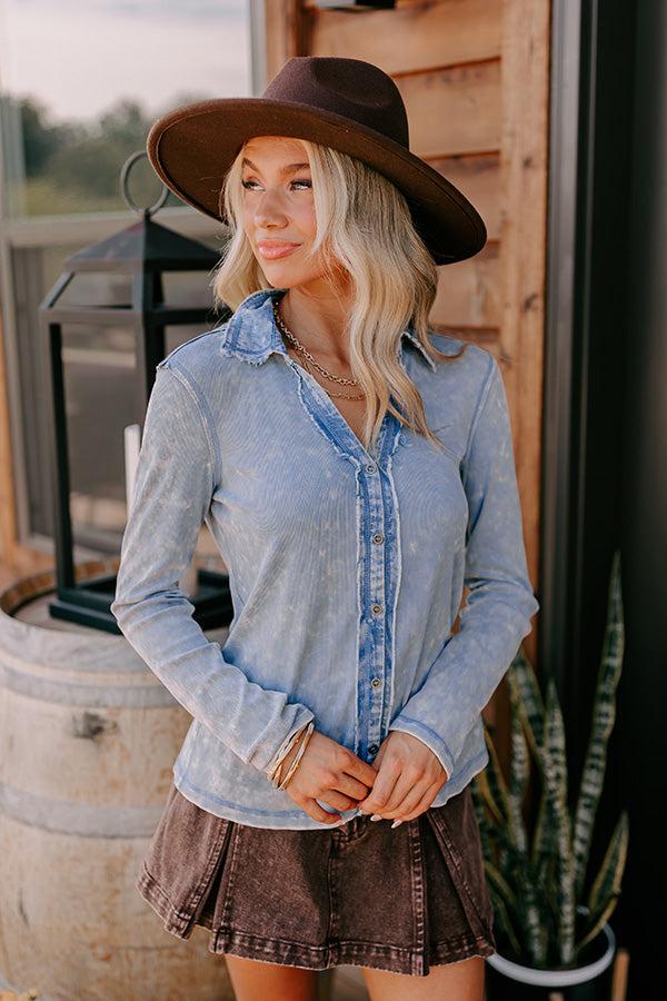 Urban Edge Mineral Wash Top Product Image