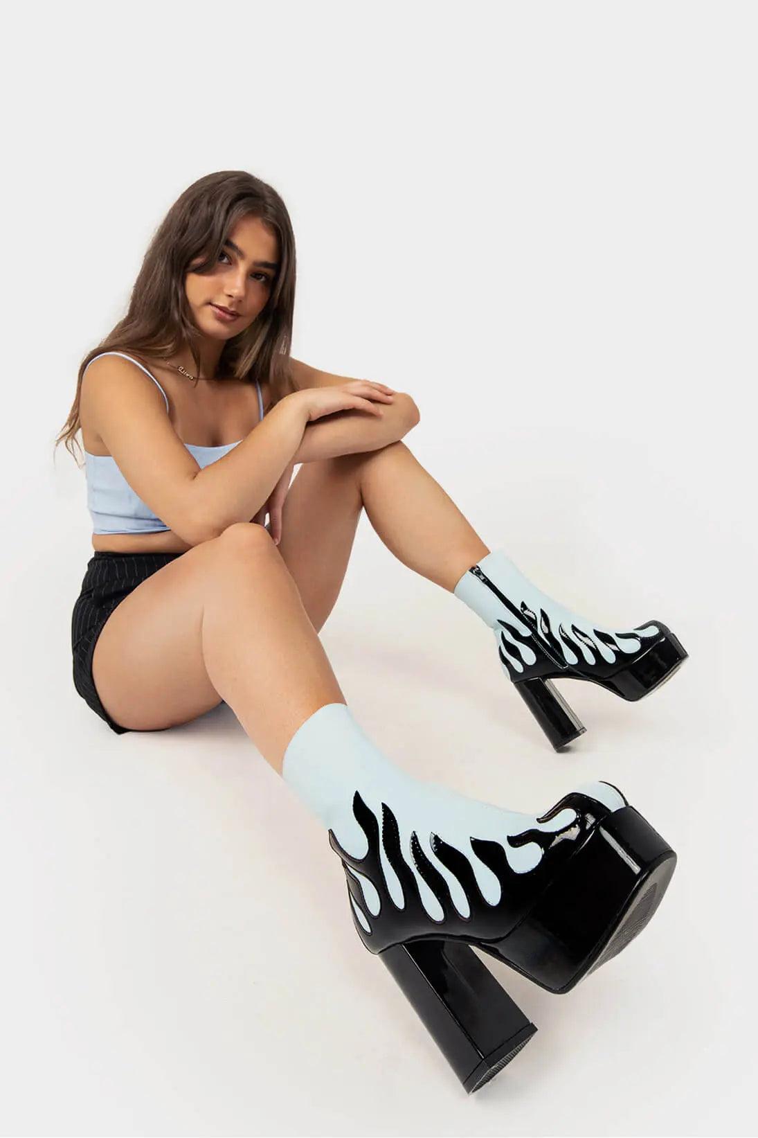 High Voltage Platform Ankle Boots Product Image