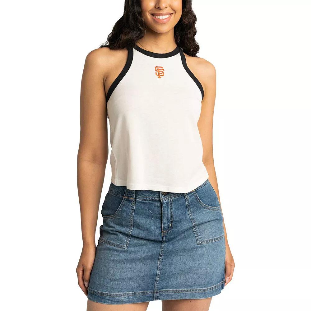 Women's Lusso White San Francisco Giants Jane Tank Top,  Product Image