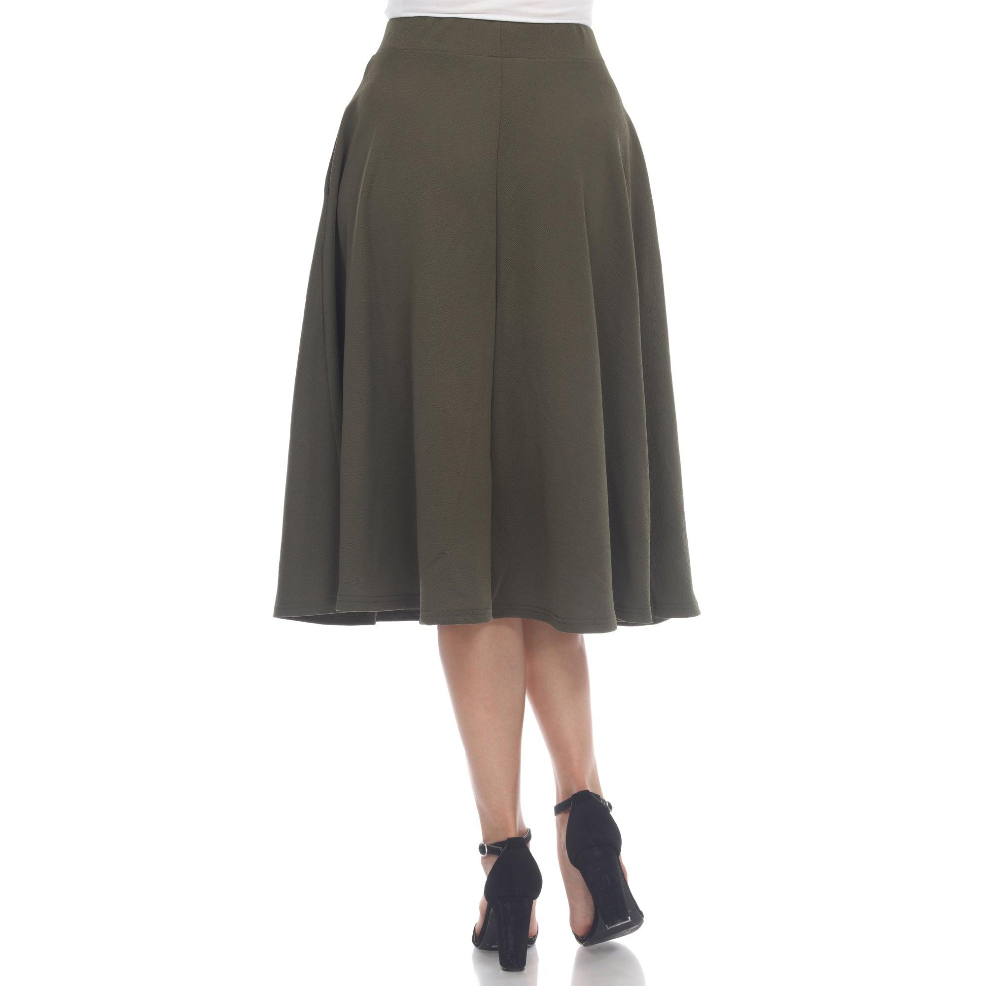 Tasmin Flare Midi Skirts Product Image