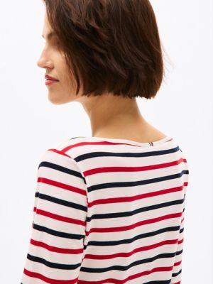 Stripe Boatneck T-Shirt Product Image