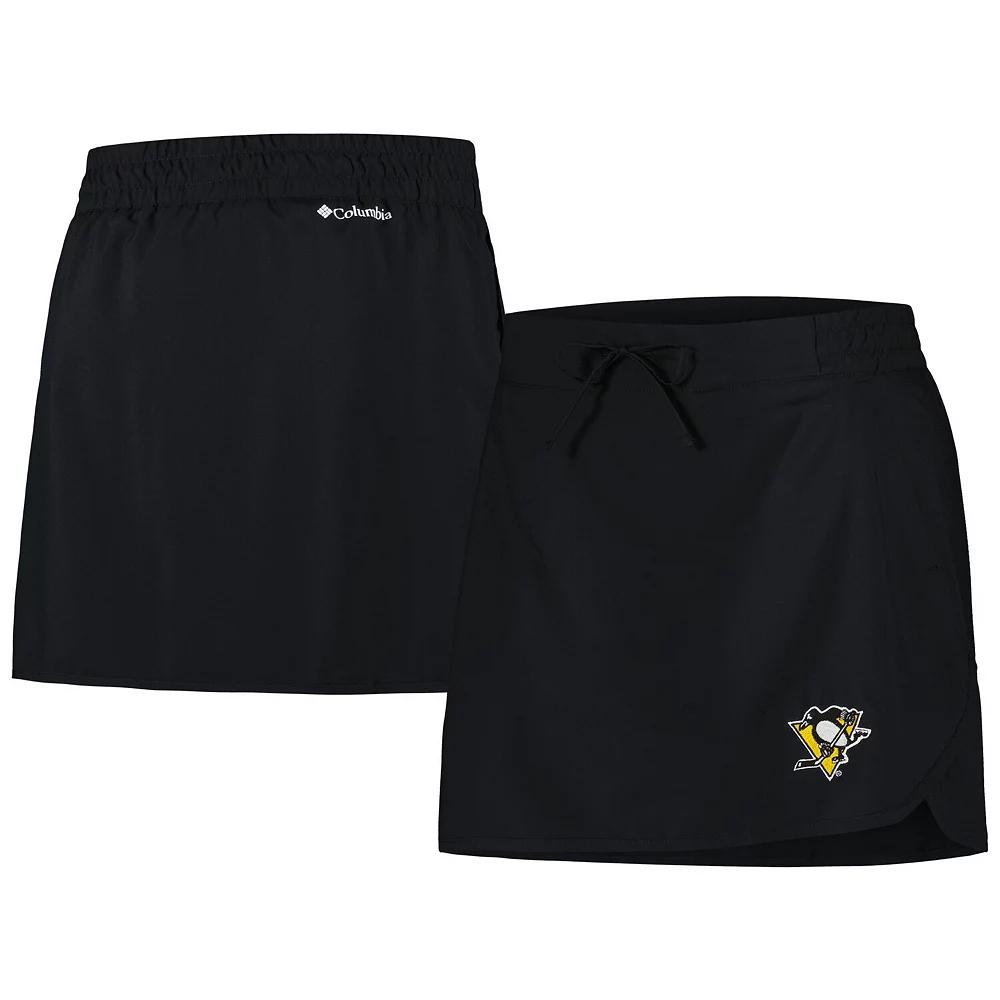 Women's Columbia Black Pittsburgh Penguins Lakewood Pines Omni-Wick Skort,  Product Image