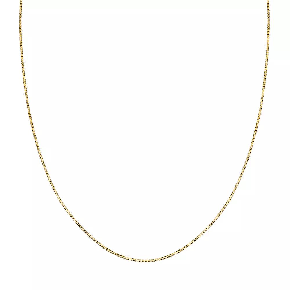 PRIMROSE Sterling Silver Box Chain Necklace, Women's, Size: 18" Product Image