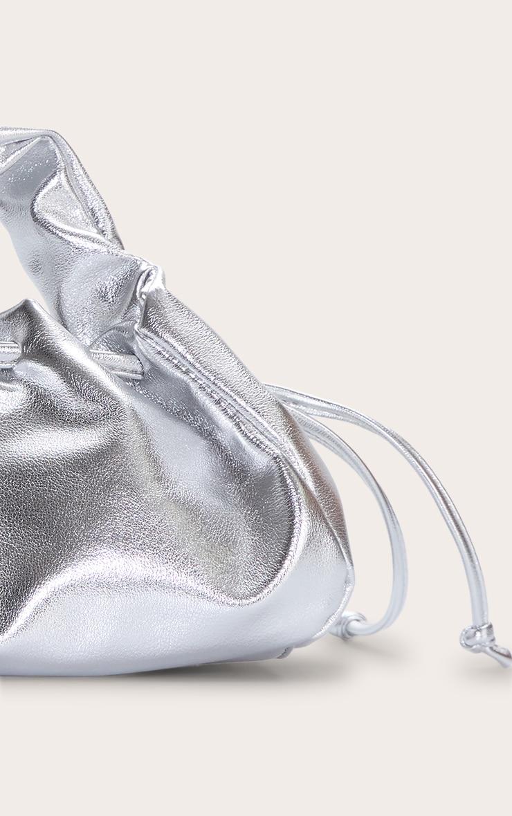 Silver Mini Tassel Detail Handbag Product Image