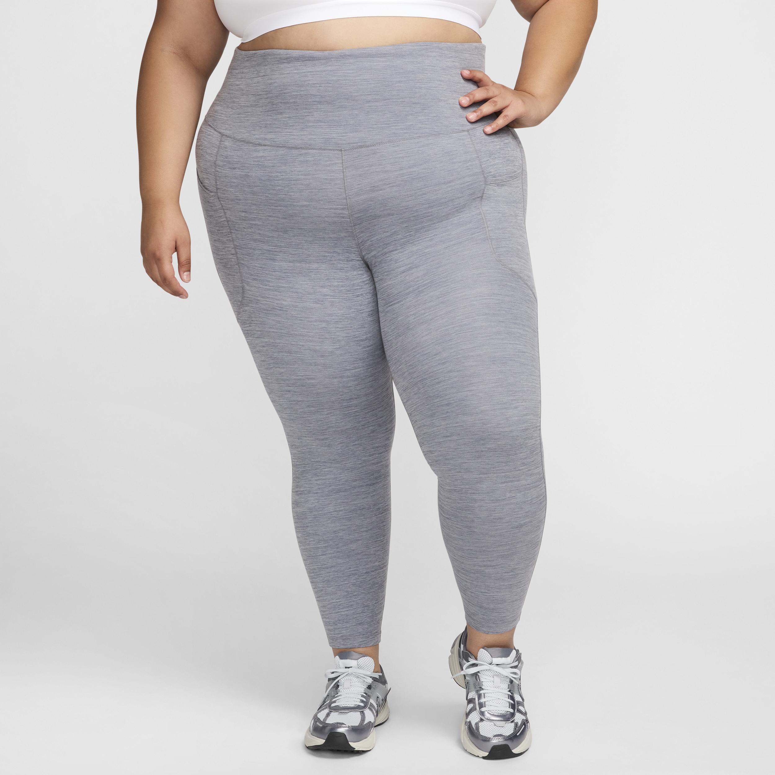 Nike Womens One High-Waisted 7/8 Leggings with Pockets (Plus Size) | FN3243-084 Product Image