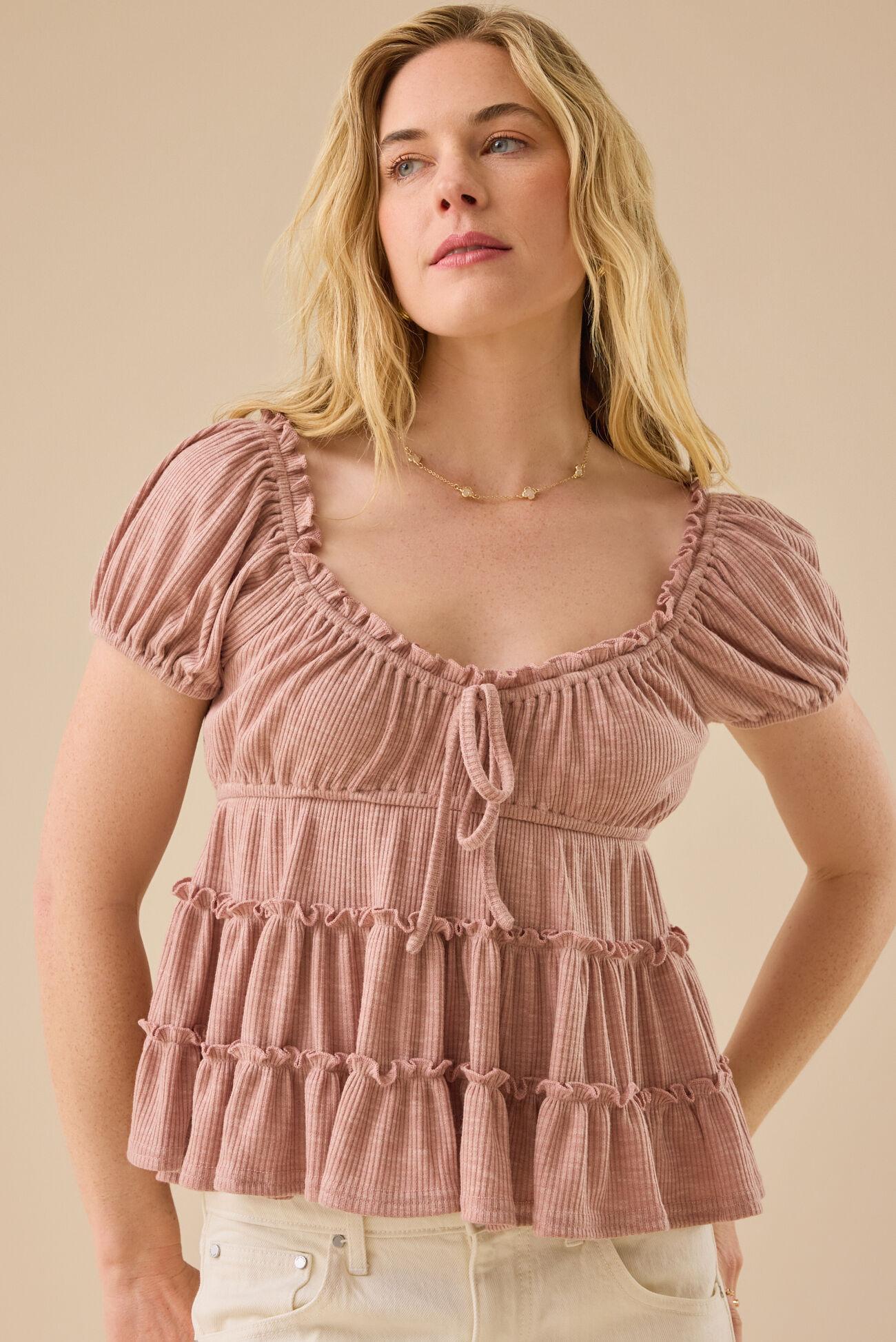 Nia Tiered Babydoll Top Product Image