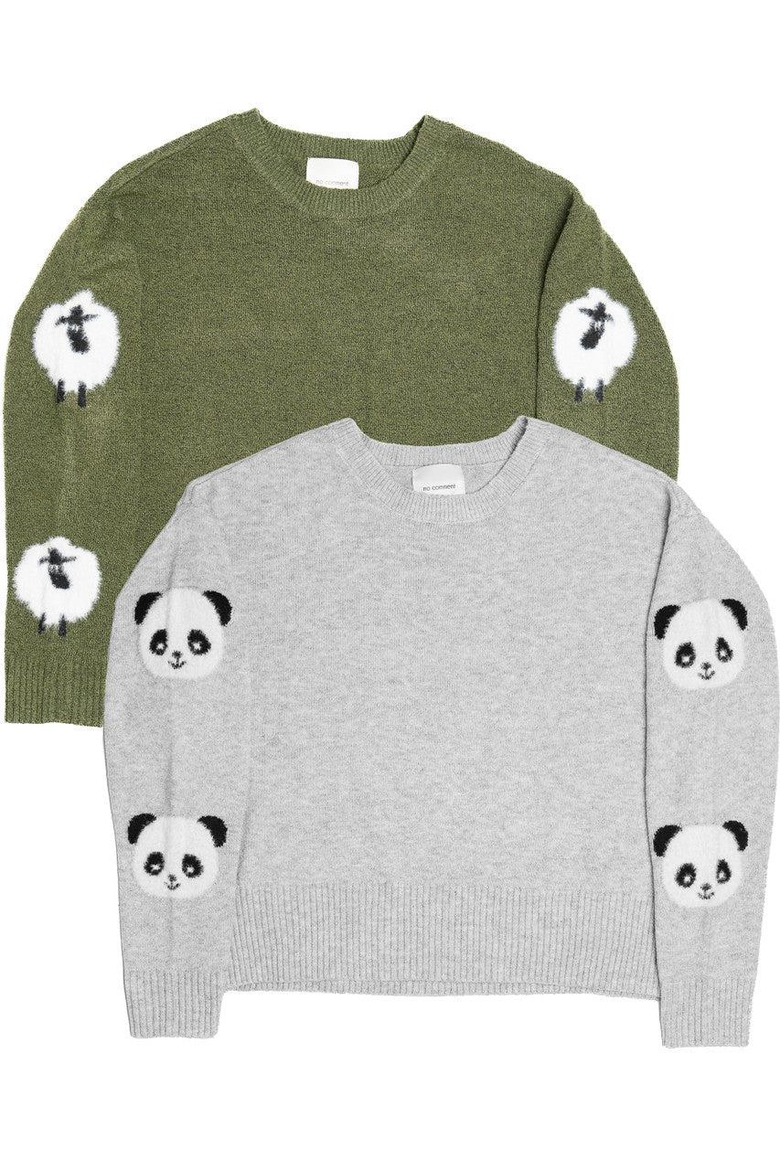 Animal Sleeve Sweater Product Image