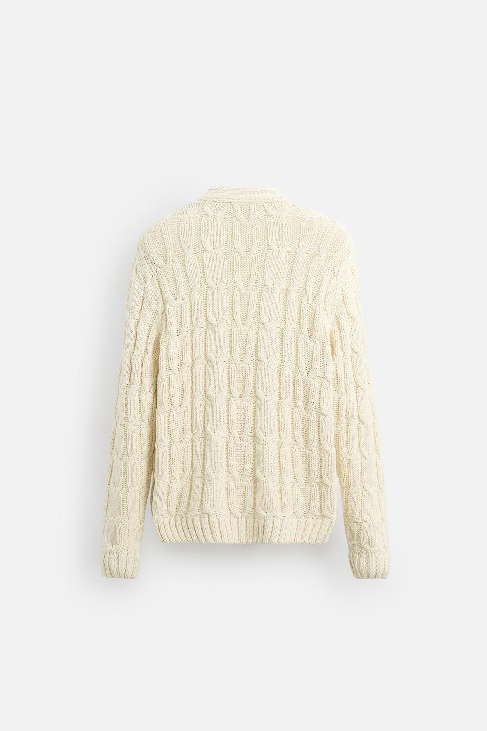 TEXTURED WEAVE WOVEN CARDIGAN Product Image