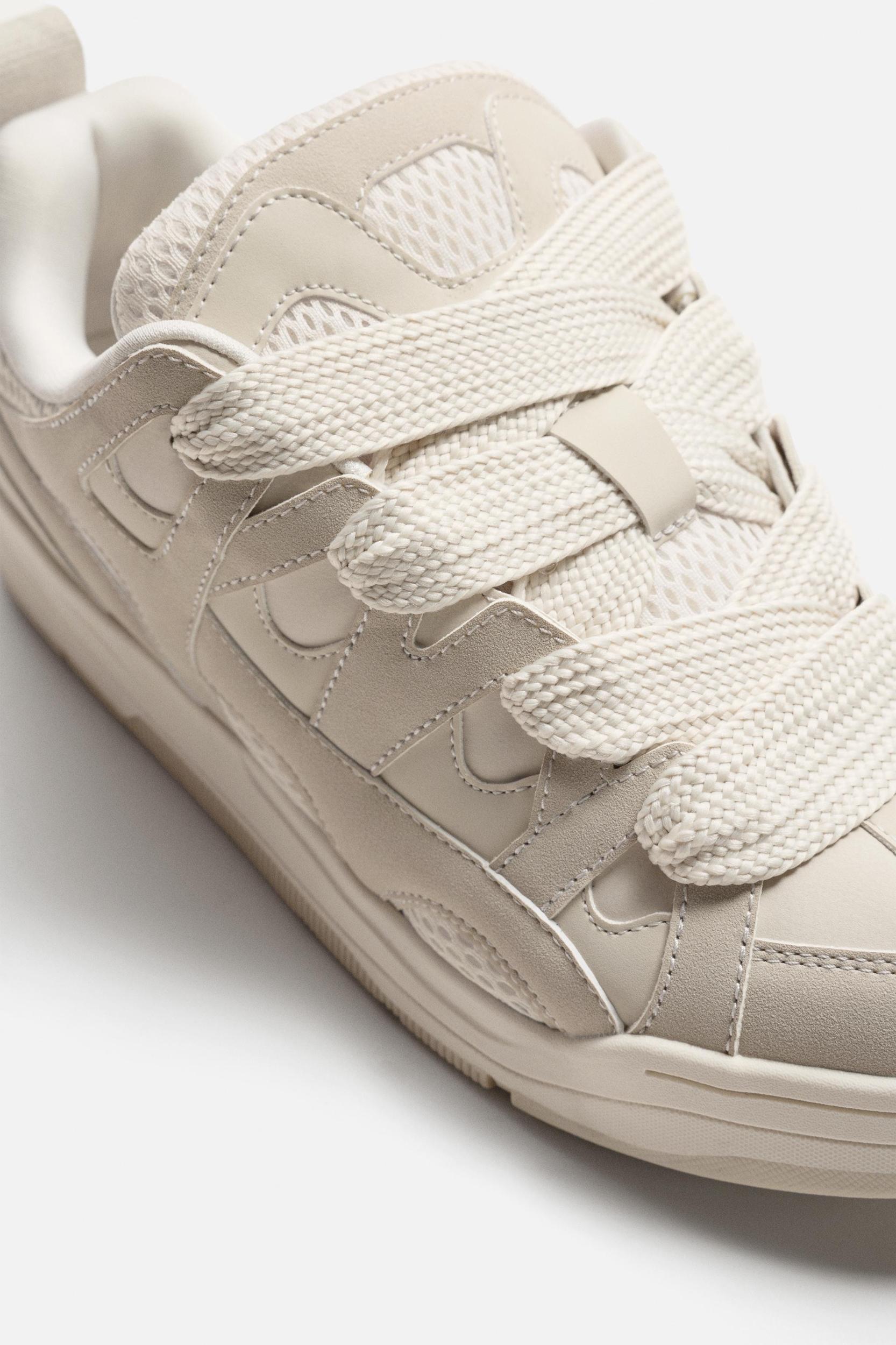 MAXI LACE-UP SNEAKERS Product Image