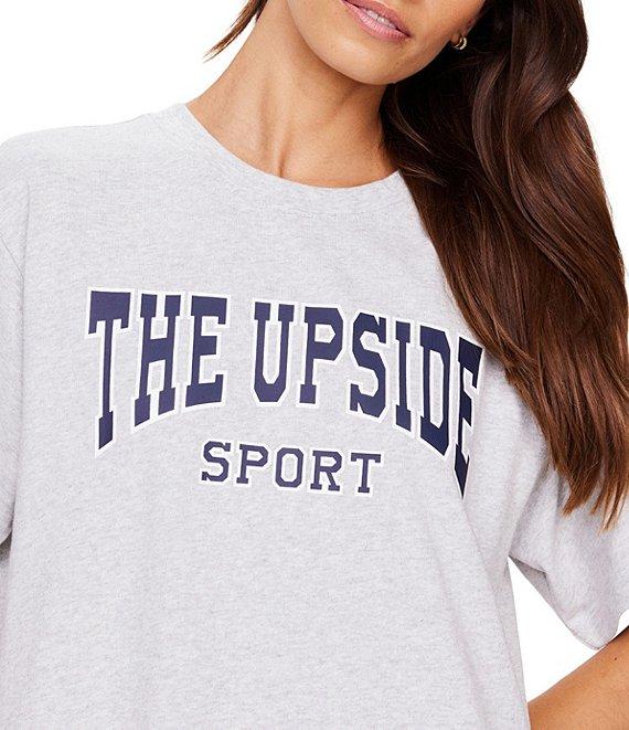 The Upside Harbor Sammi Organic Cotton Crew Neck Short Sleeve Tee Product Image