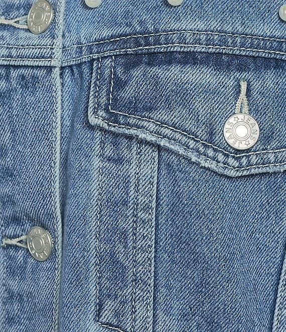 Signature 8 Pearl Denim Short Sleeve Coordinating Top Product Image