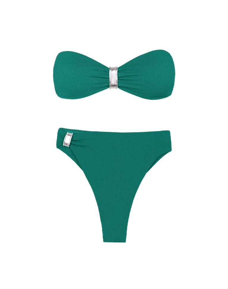 Firenze Sunny Bandeau Top - Yacht Product Image