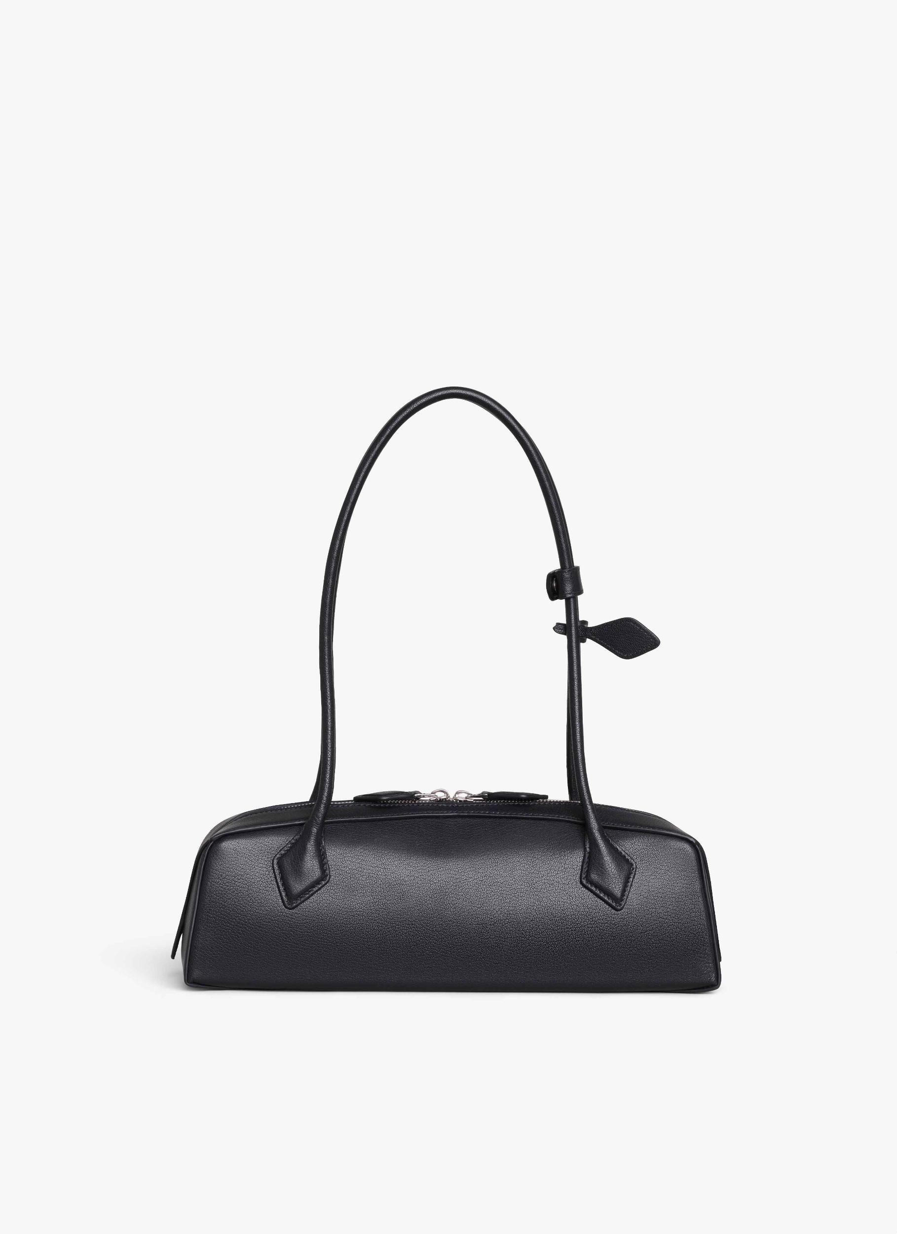 BLACK LE TECKEL MEDIUM BAG IN GOATSKIN Product Image