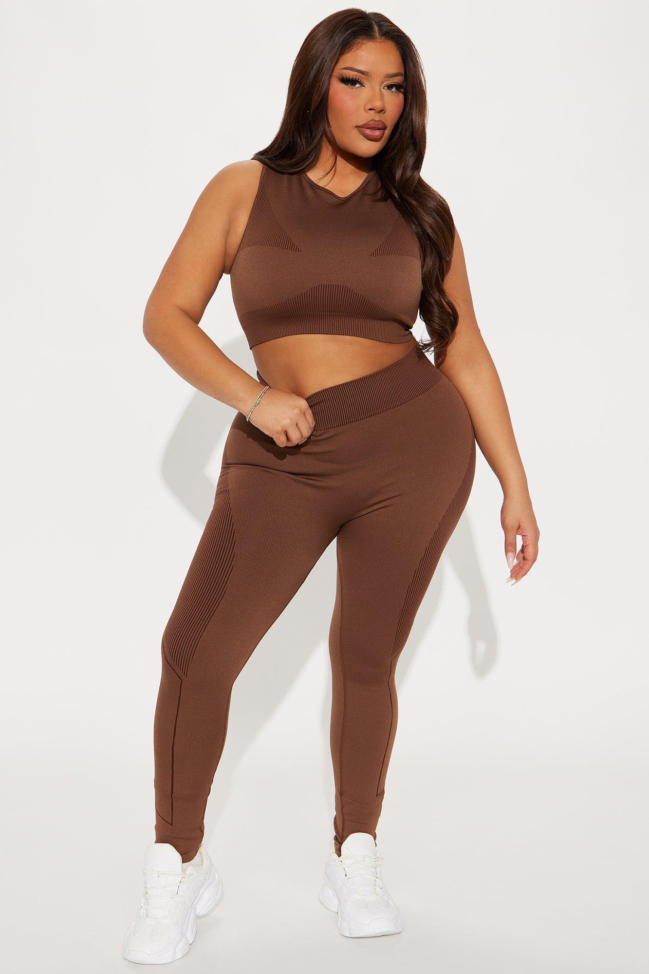 Your Next Move Seamless Active Legging - Mocha Product Image