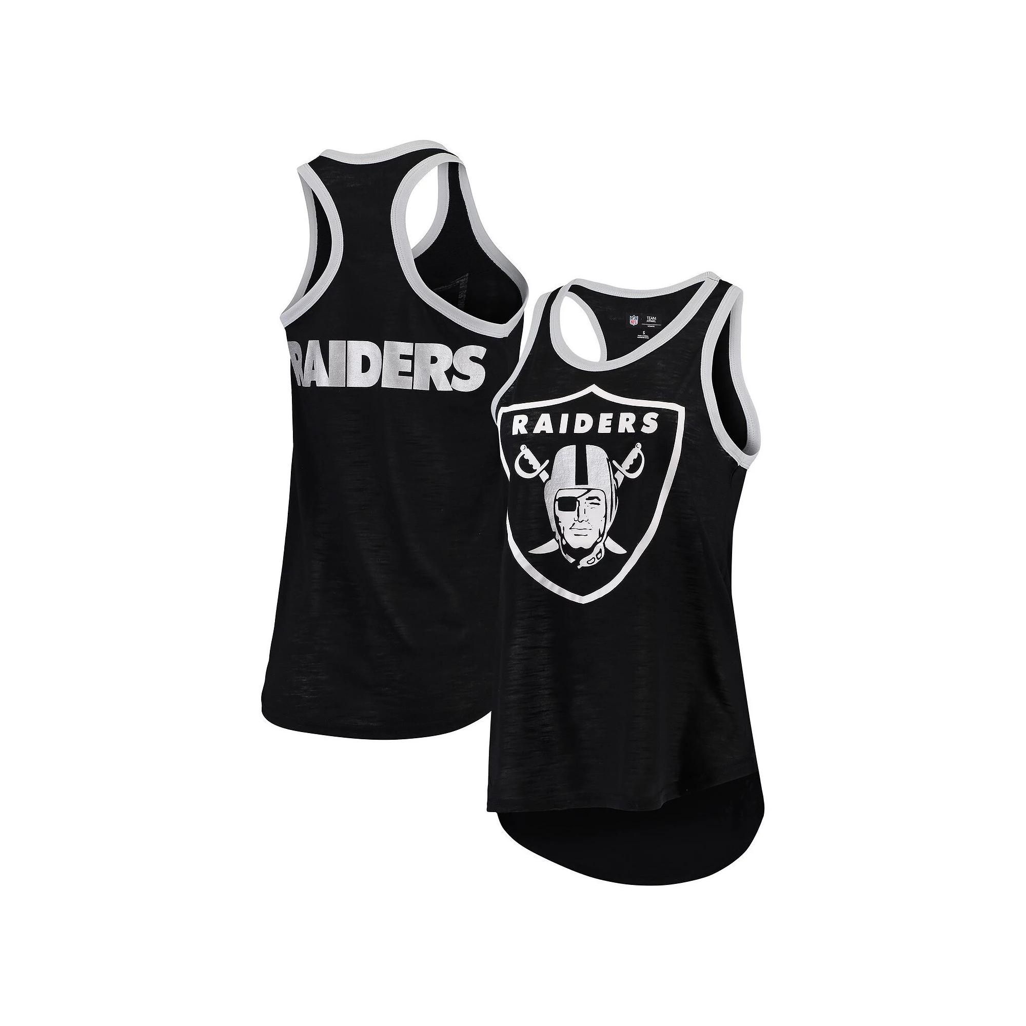 Women's G-III 4Her by Carl Banks Black Las Vegas Raiders Tater Tank Top,  Product Image