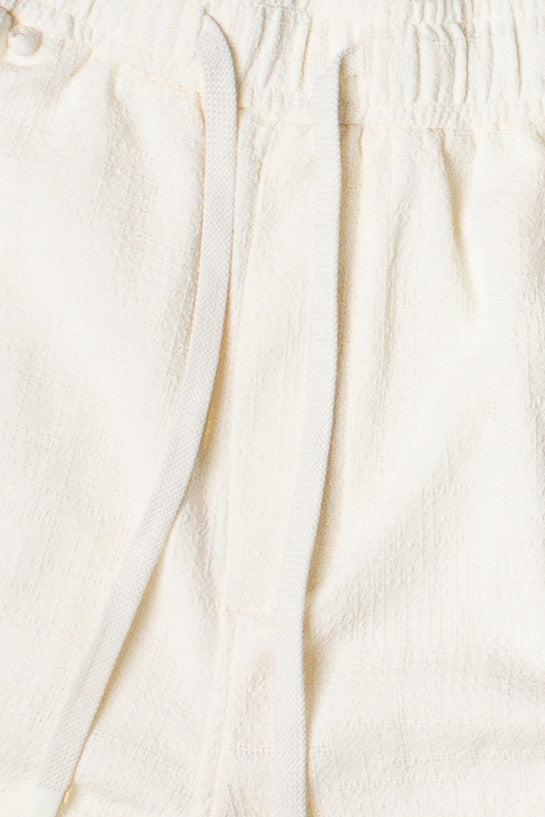 Alabaster Textured Shorts Product Image
