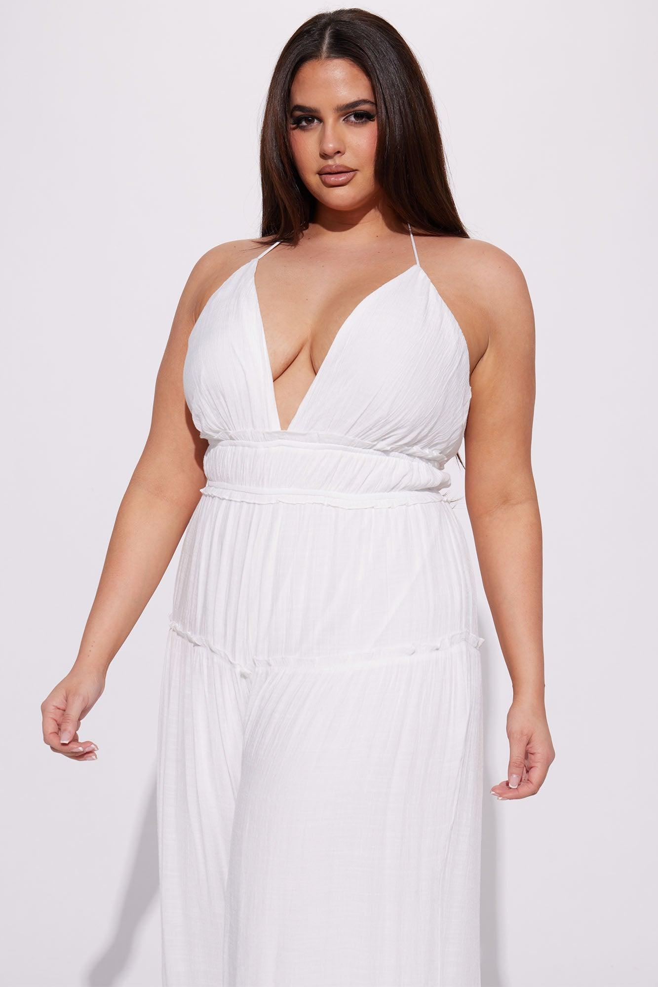 Gianna Gauze Jumpsuit - White Product Image