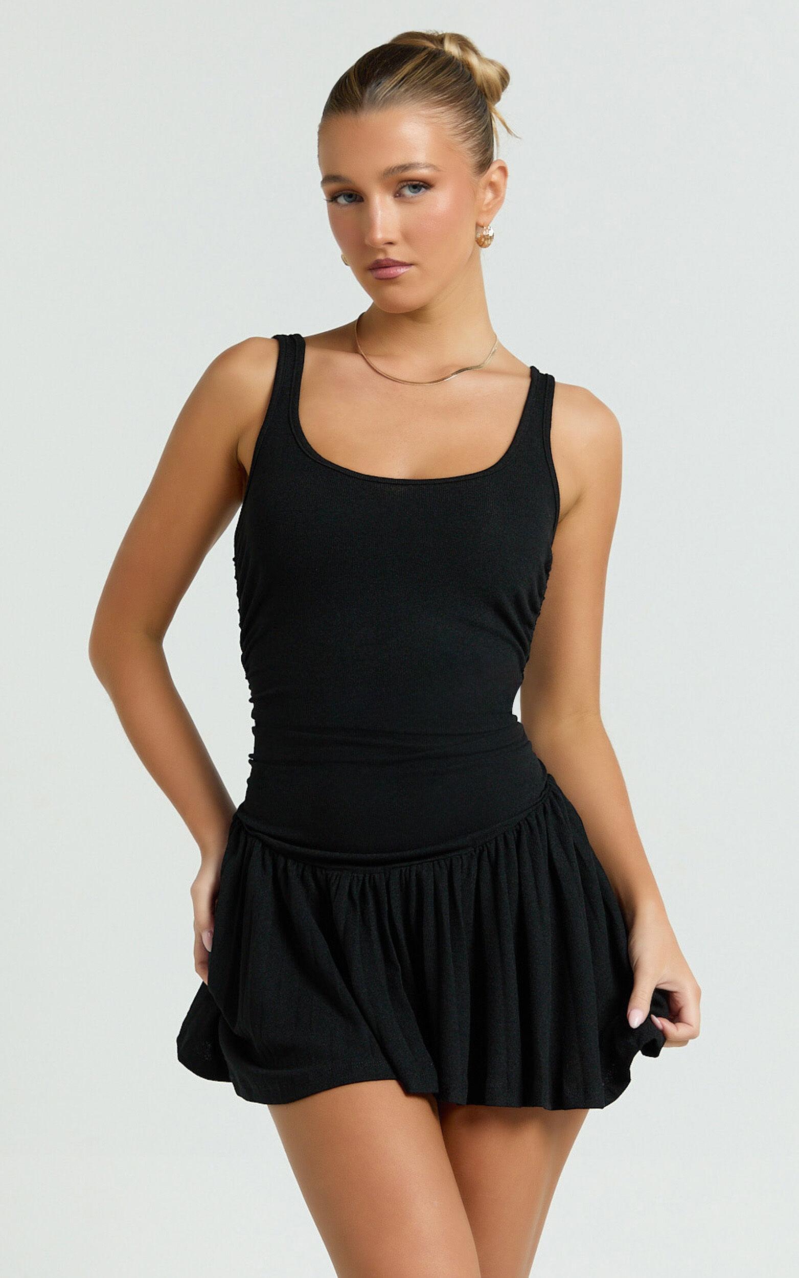 Lioness - Field of Dreams Mini Dress in Onyx Product Image