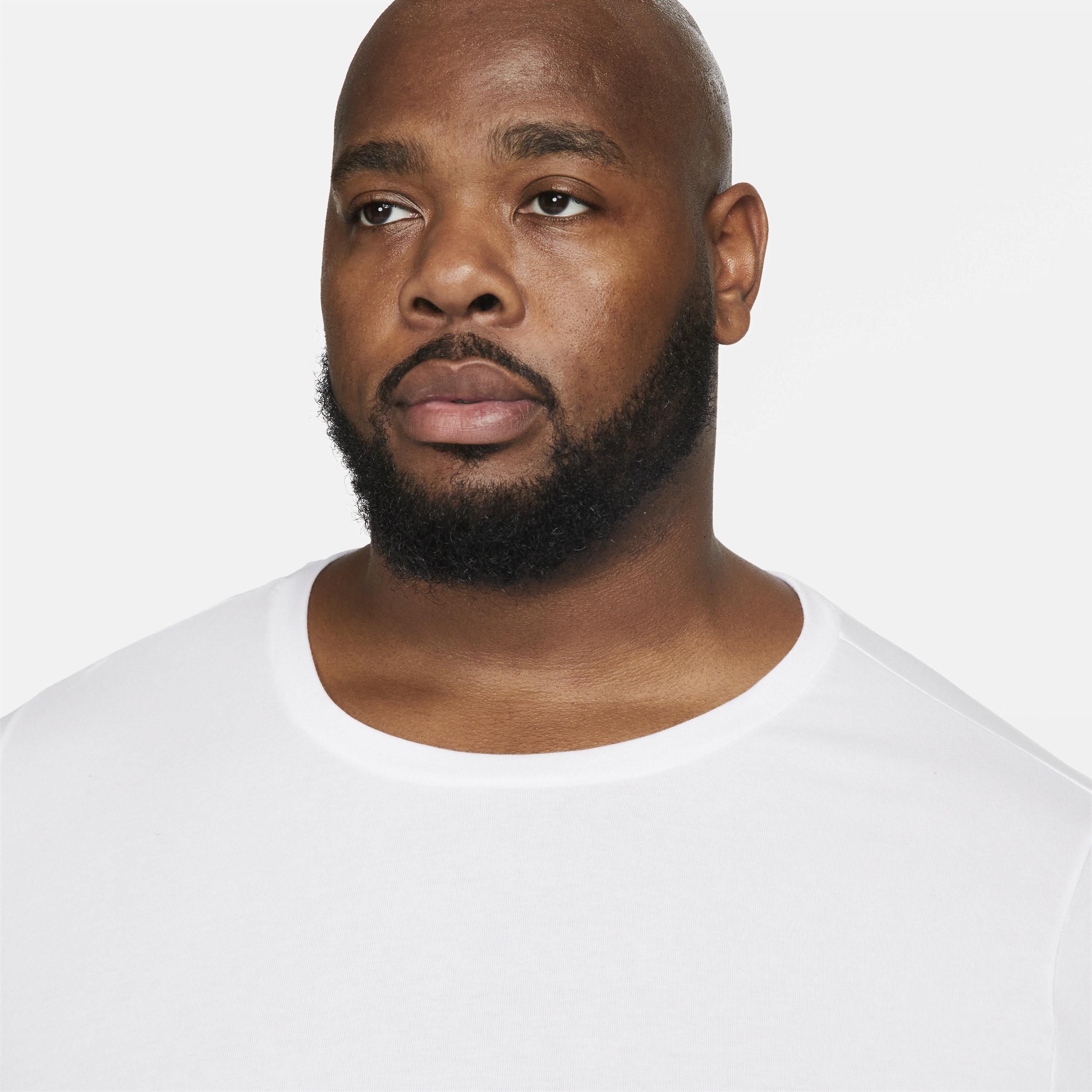 Nike Mens Dri-FIT Essential Cotton Stretch Slim Fit Crew Neck Undershirt (2-Pack) | KE1191-100 Product Image