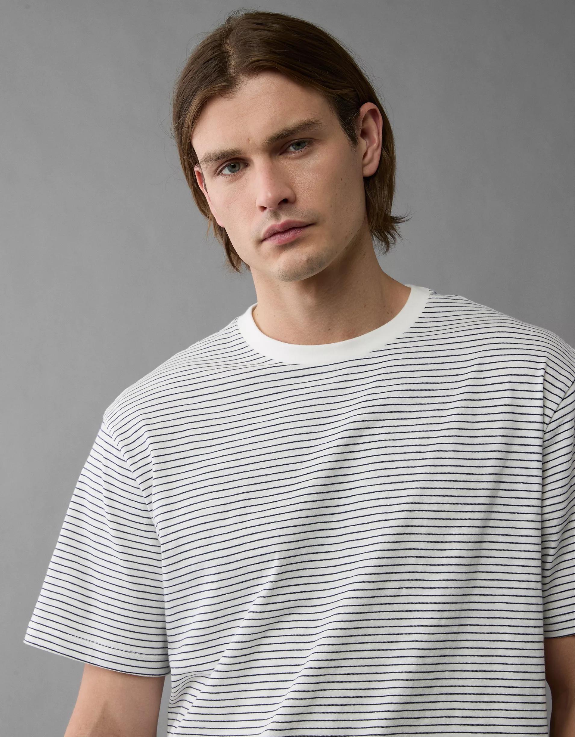 AE Striped Slub Lounge T-Shirt Product Image