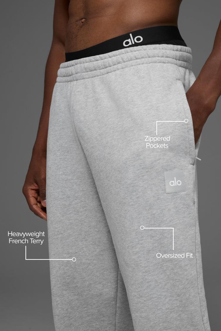 Cuffed Renown Heavy Weight Sweatpant - Athletic Heather Grey Product Image
