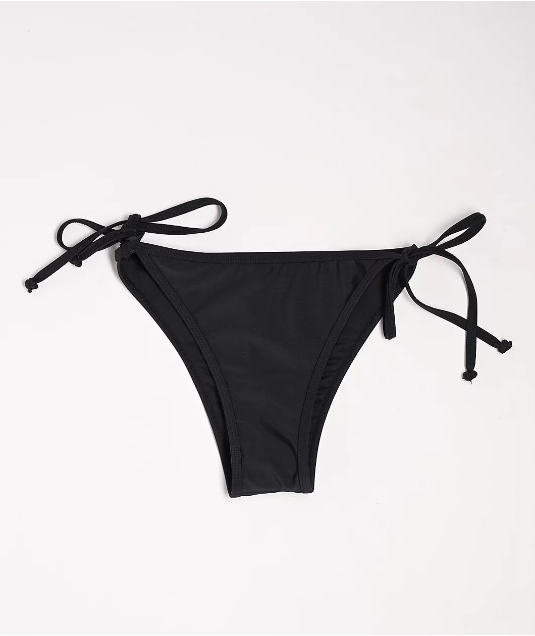 FB County Rhinestone Black Bikini Bottom Product Image