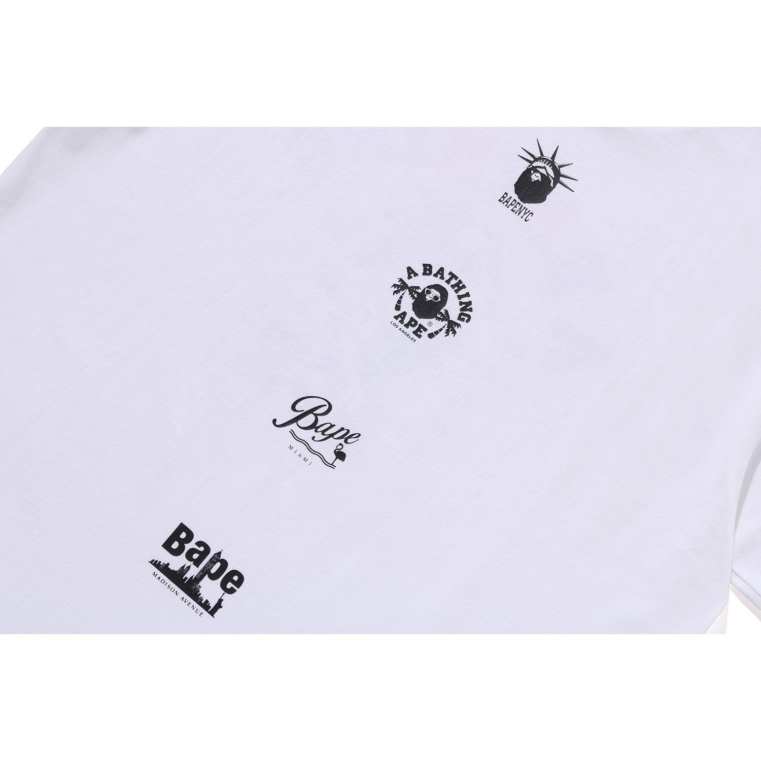 BAPE MENS US COLLEGE MULTI CAM STA T-SHIRT Male Product Image