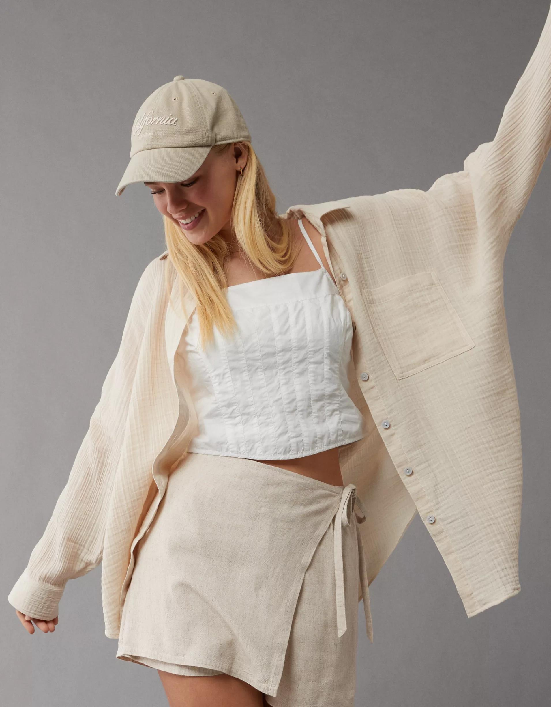 AE Go Big Oversized Shirt Product Image