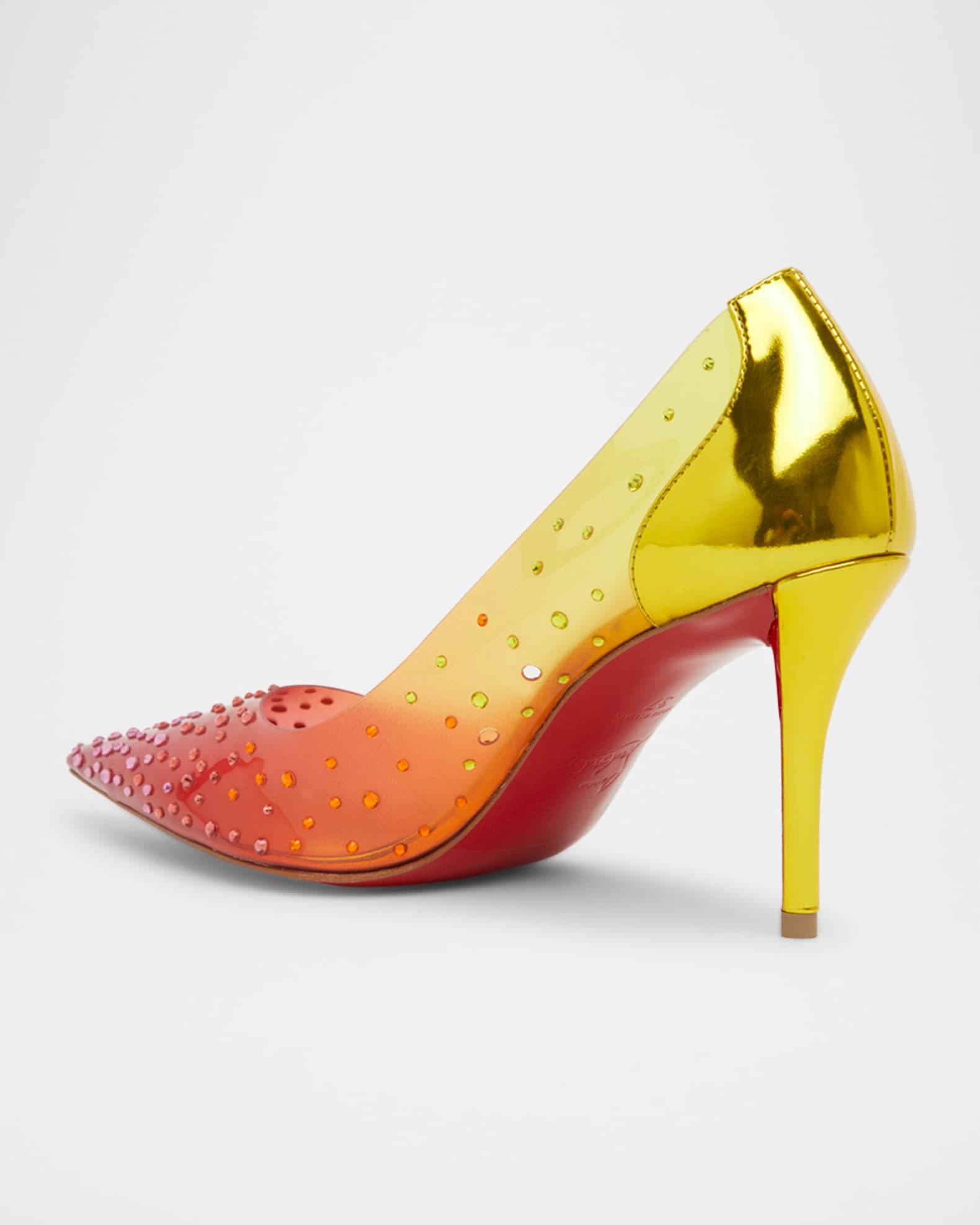 Miss Z Studded PVC Red Sole Pumps Product Image