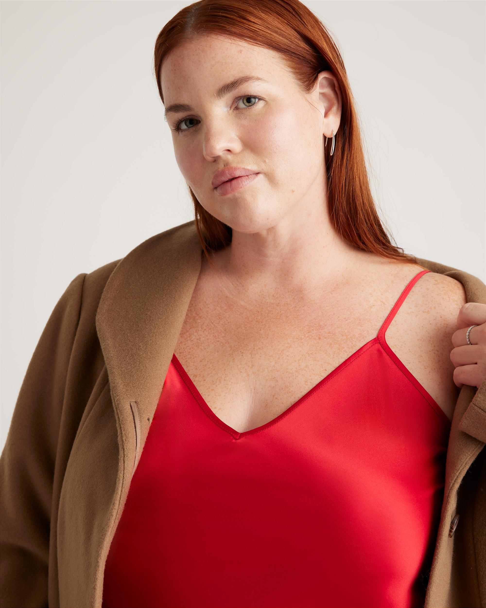 Quince | Women's Slip Dress Size XL, Silk Product Image