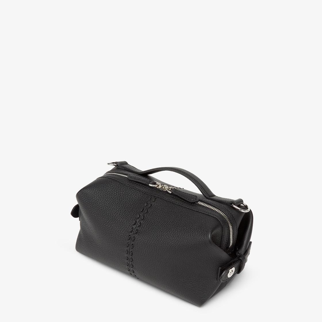 Selleria Fendi Siesta SmallBlack leather Selleria bag with 266 hand-sewn topstitches Product Image