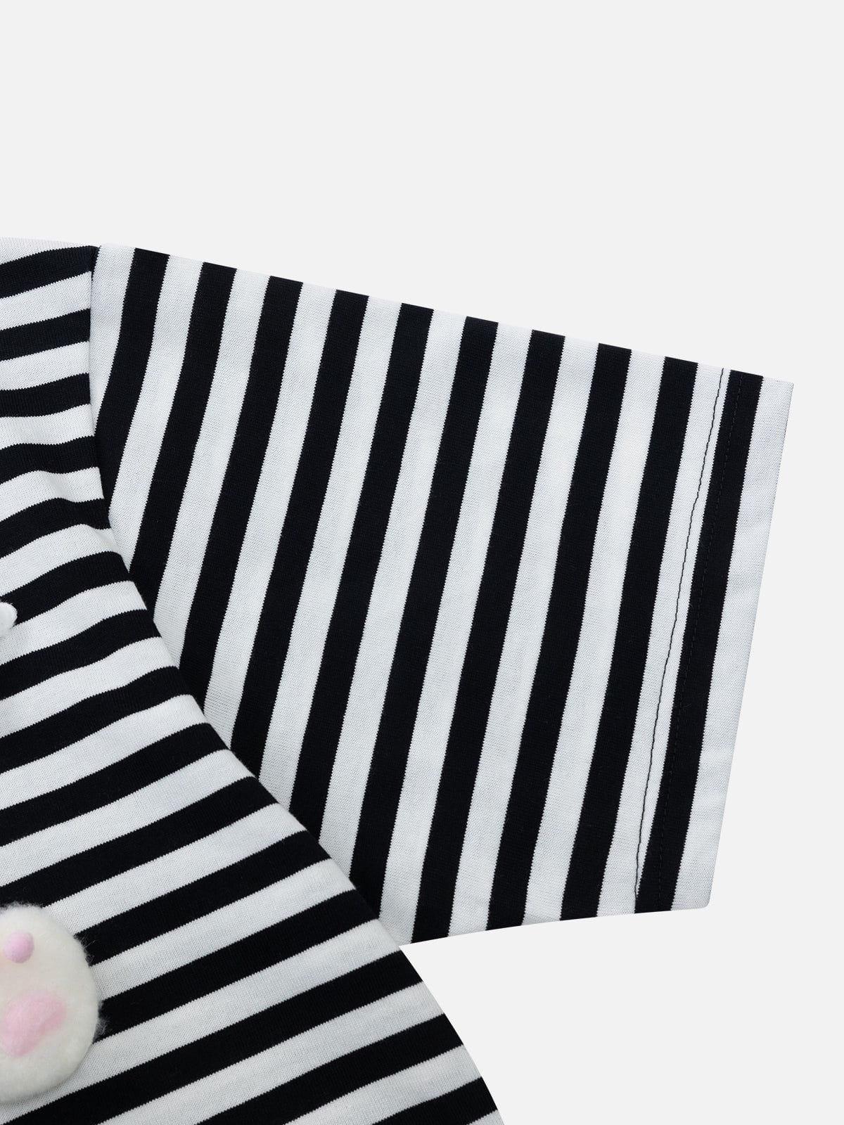 Aelfric Eden Applique Kitten Stripe Tee Product Image