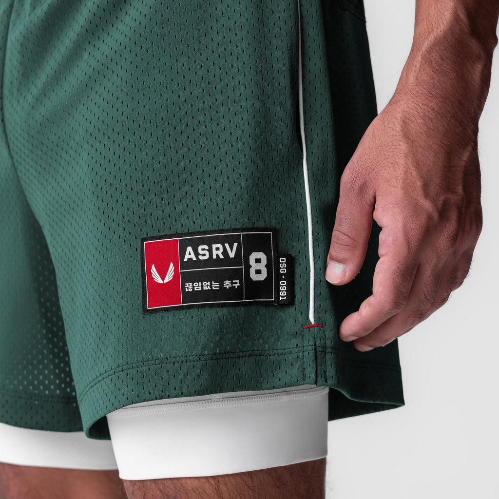 0991. Ion-Mesh 5" Liner Short - Forest Green Male Product Image