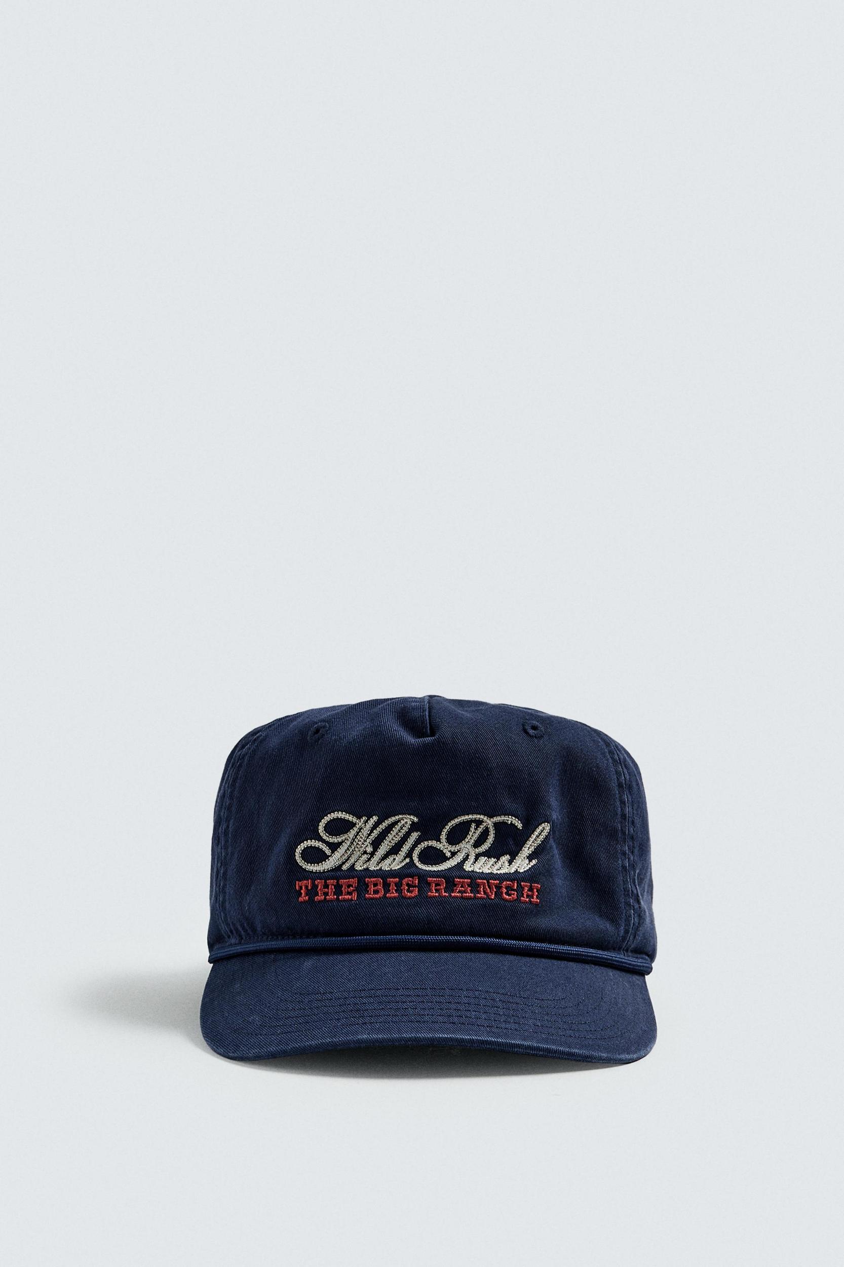 WASHED EMBROIDERED CAP Product Image