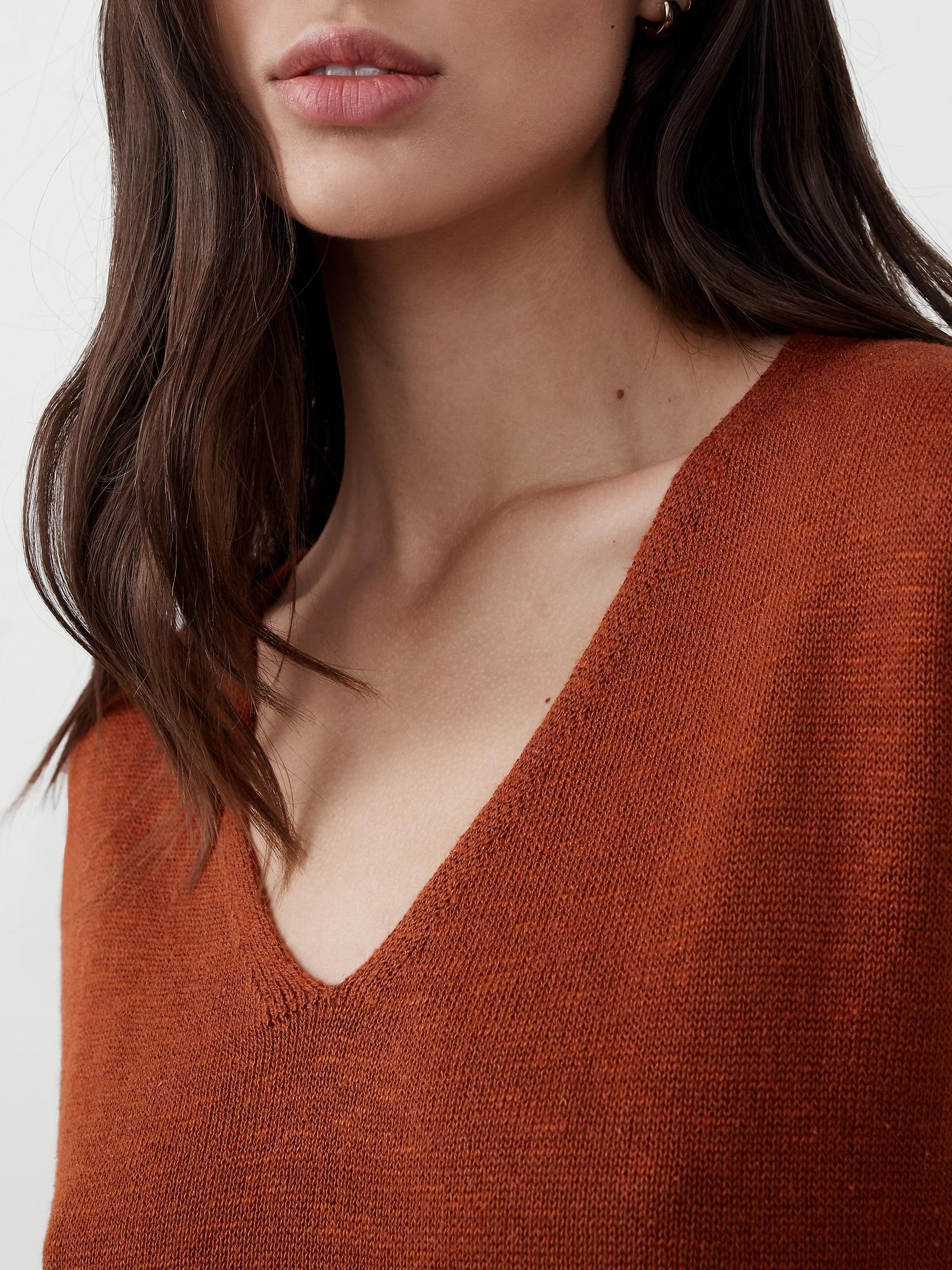 Lightweight V-Neck Sweater Product Image