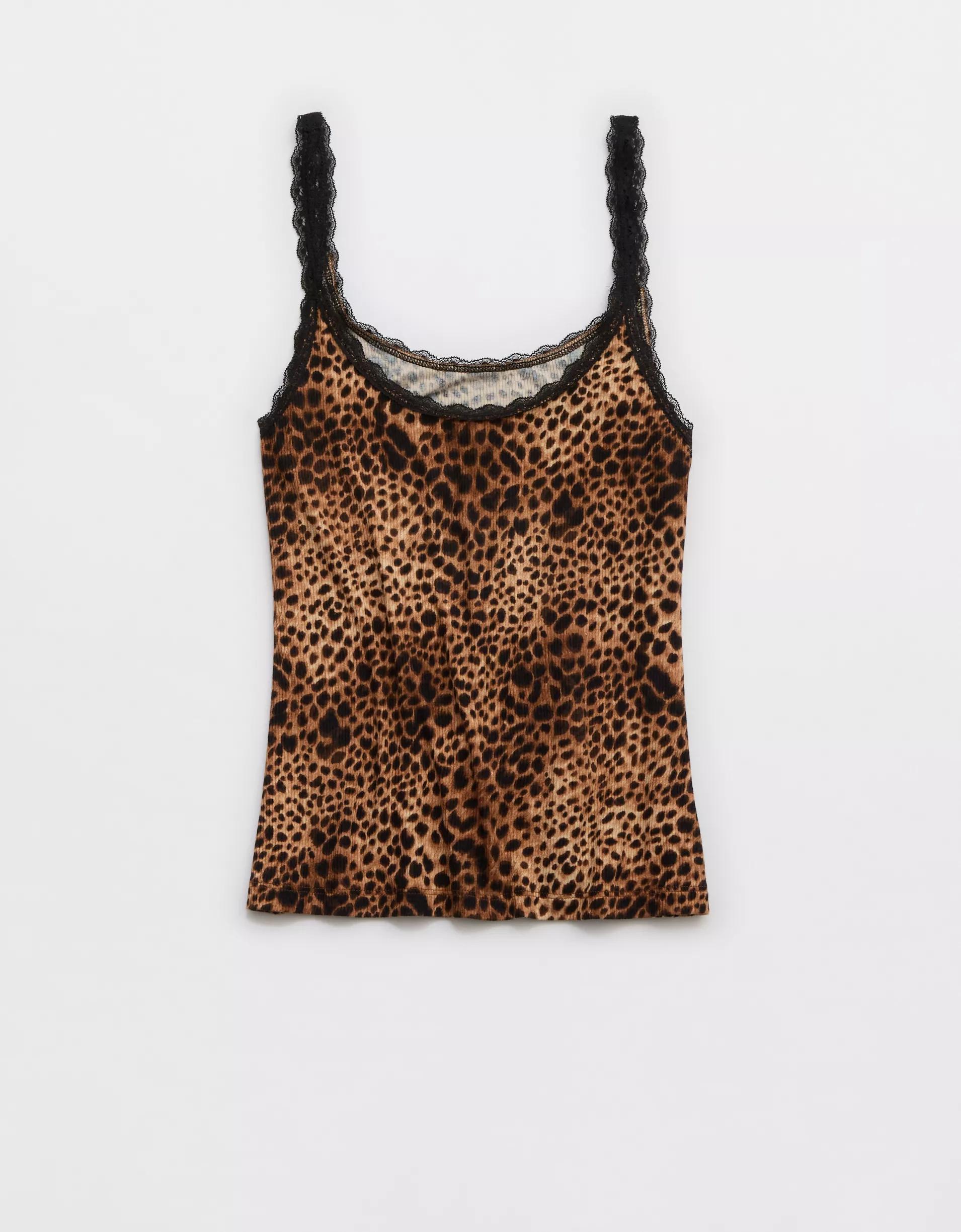 Aerie Real Soft® Lace Trim Tank Product Image