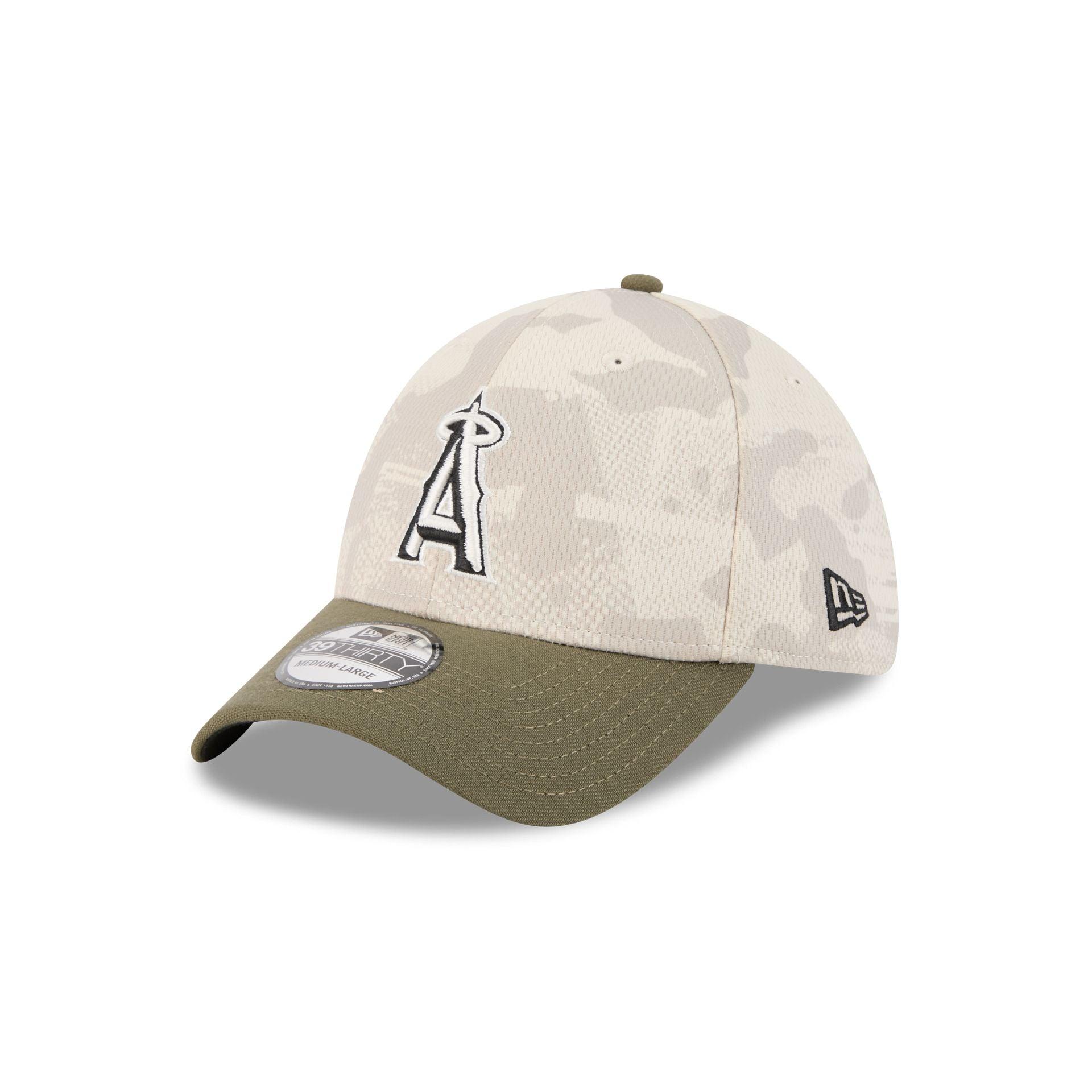 Los Angeles Angels Armed Forces Day 2025 39THIRTY Stretch Fit Hat Male Product Image