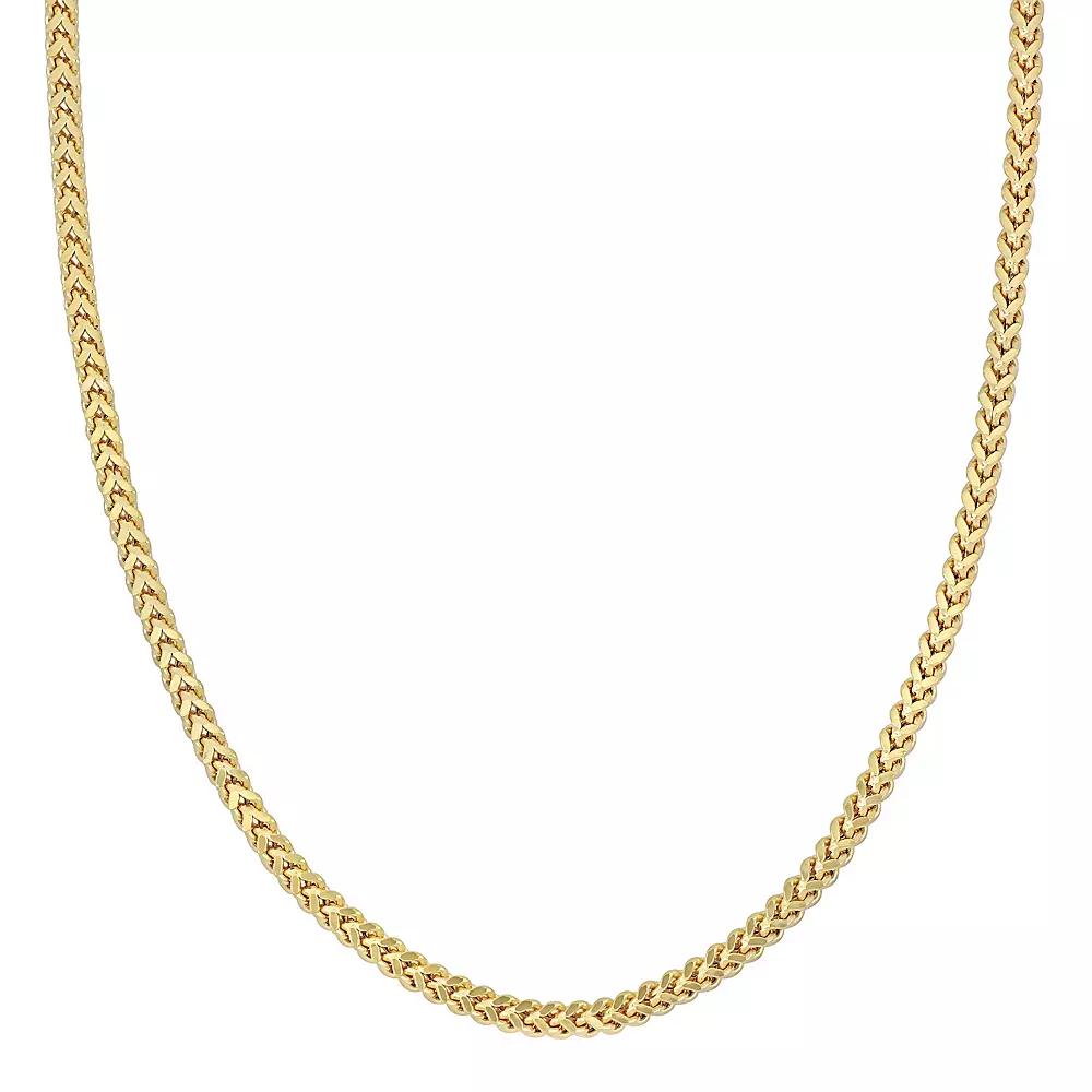 Stella Grace 10k Gold Men's Franco Link Necklace, Size: 24" Product Image