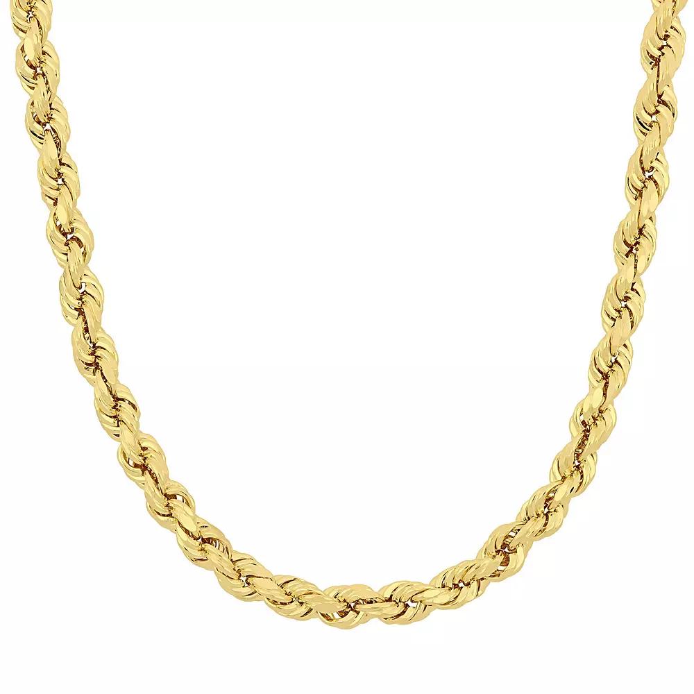 Stella Grace 14k Gold Rope Chain Necklace, Men's,  Product Image