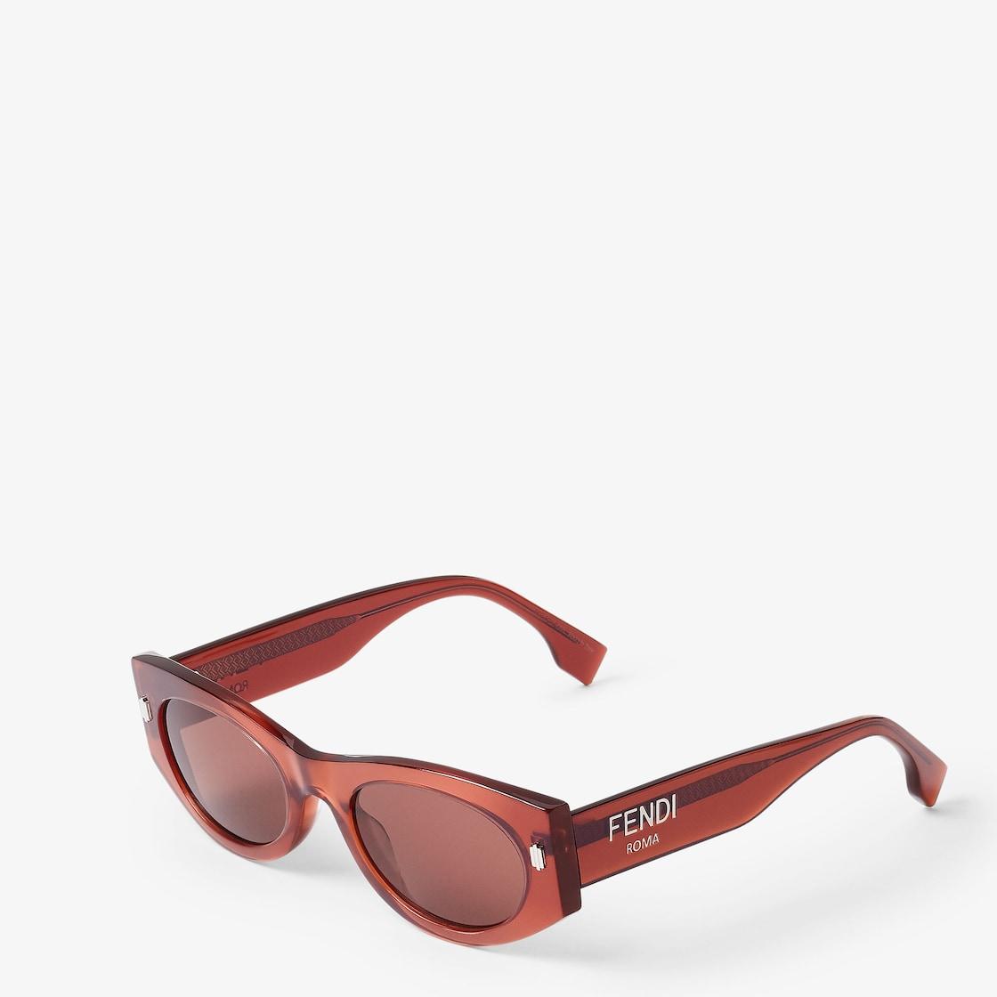 Fendi RomaRed acetate sunglasses Product Image