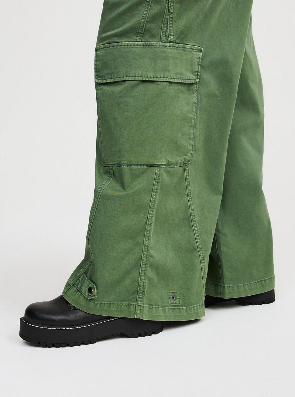 High Rise Baggy Cargo Wide Leg Pant Product Image