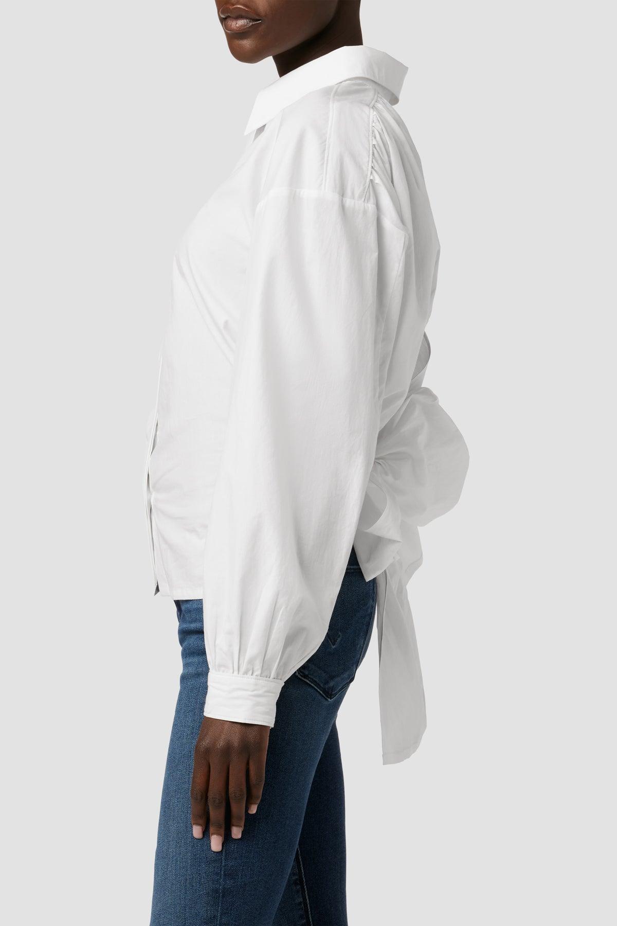 Wrap Poplin Top Female Product Image