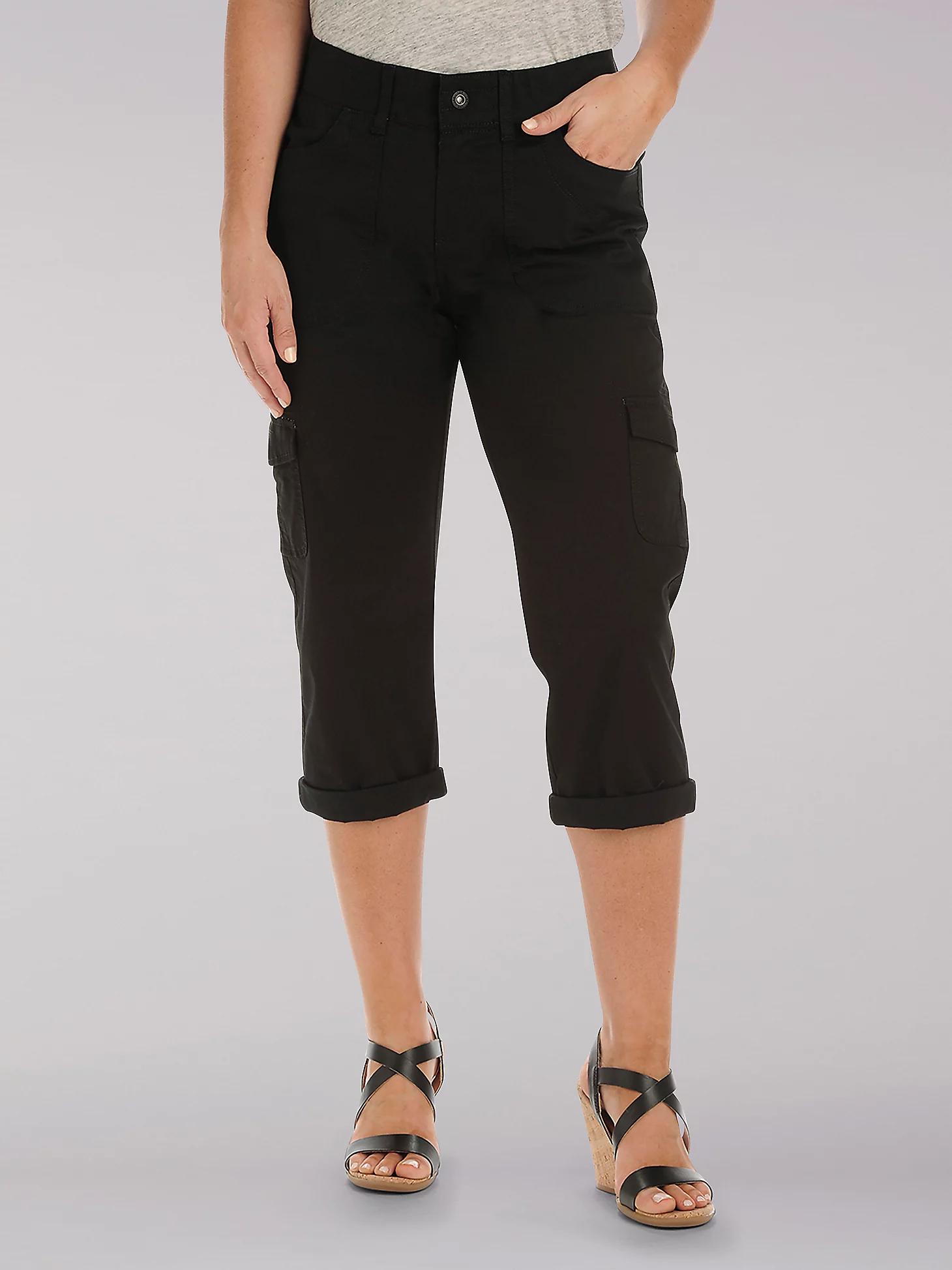 Women’s Relaxed Fit Austyn Cargo Capri | Women's Capris & Crops | Lee® Product Image
